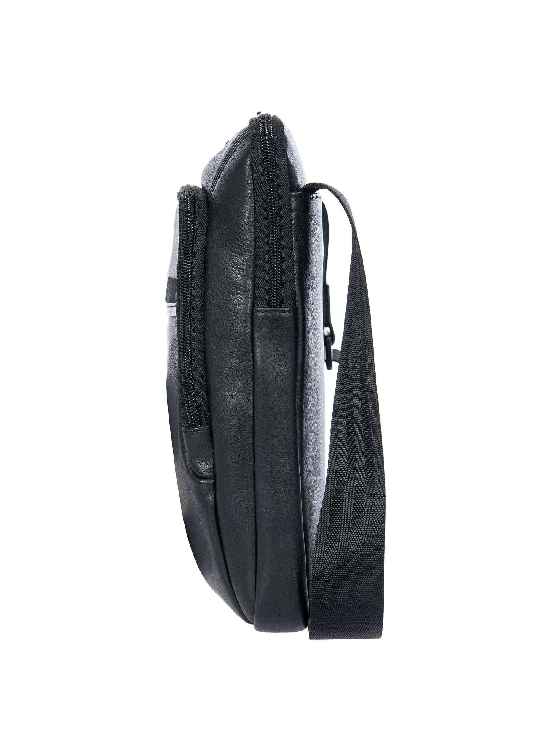 Porsche Design Roadster Leather Evo Shoulder Bag S in Black (OLH01541.001), view 4