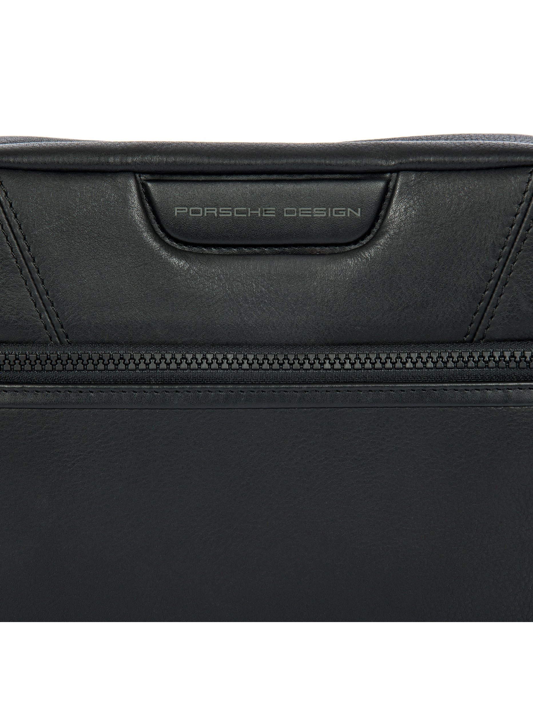 Porsche Design Roadster Leather Evo Toiletry Bag in Black (OLH01016.001), view 6