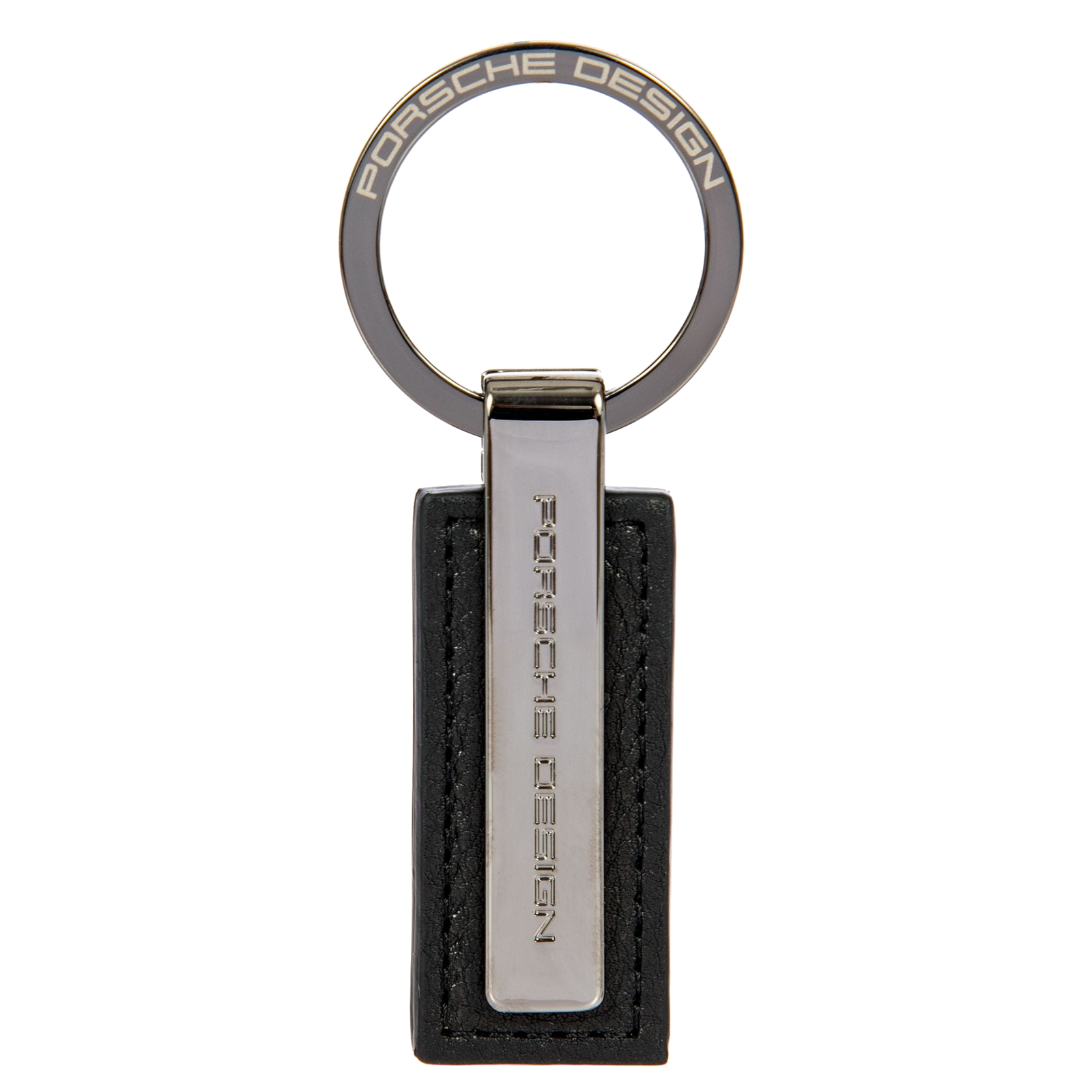 Porsche Design Metal Bar Key Ring in Black (OKY08801.001), view 1