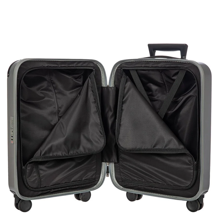 Bric's Amalfi Hardside Carry-On in Silver/Black (BAQ08351.211), view 6