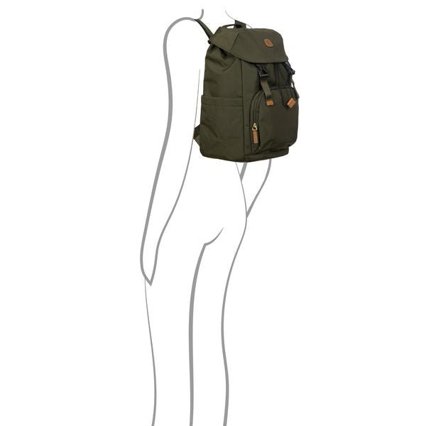 Bric's X-Collection Excursion Backpack in Olive (BXL40594.078), view 2