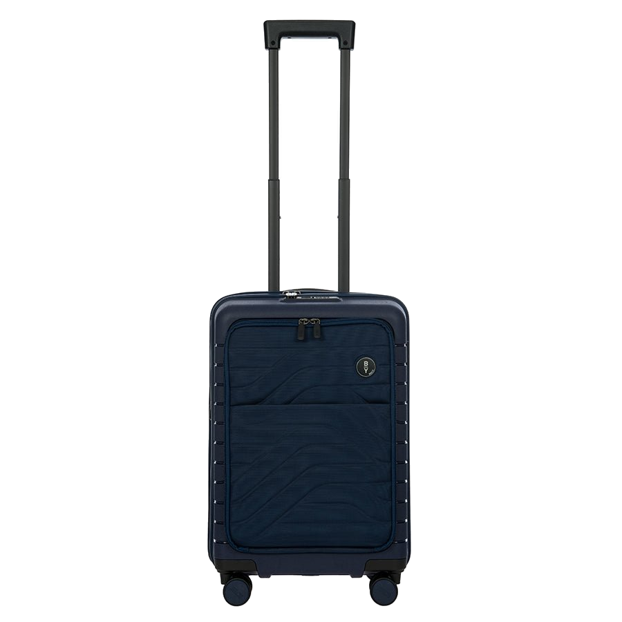 Bric's B|Y Expandable Carry-On with Pocket in Ocean Blue (B1Y08428.050), view 1