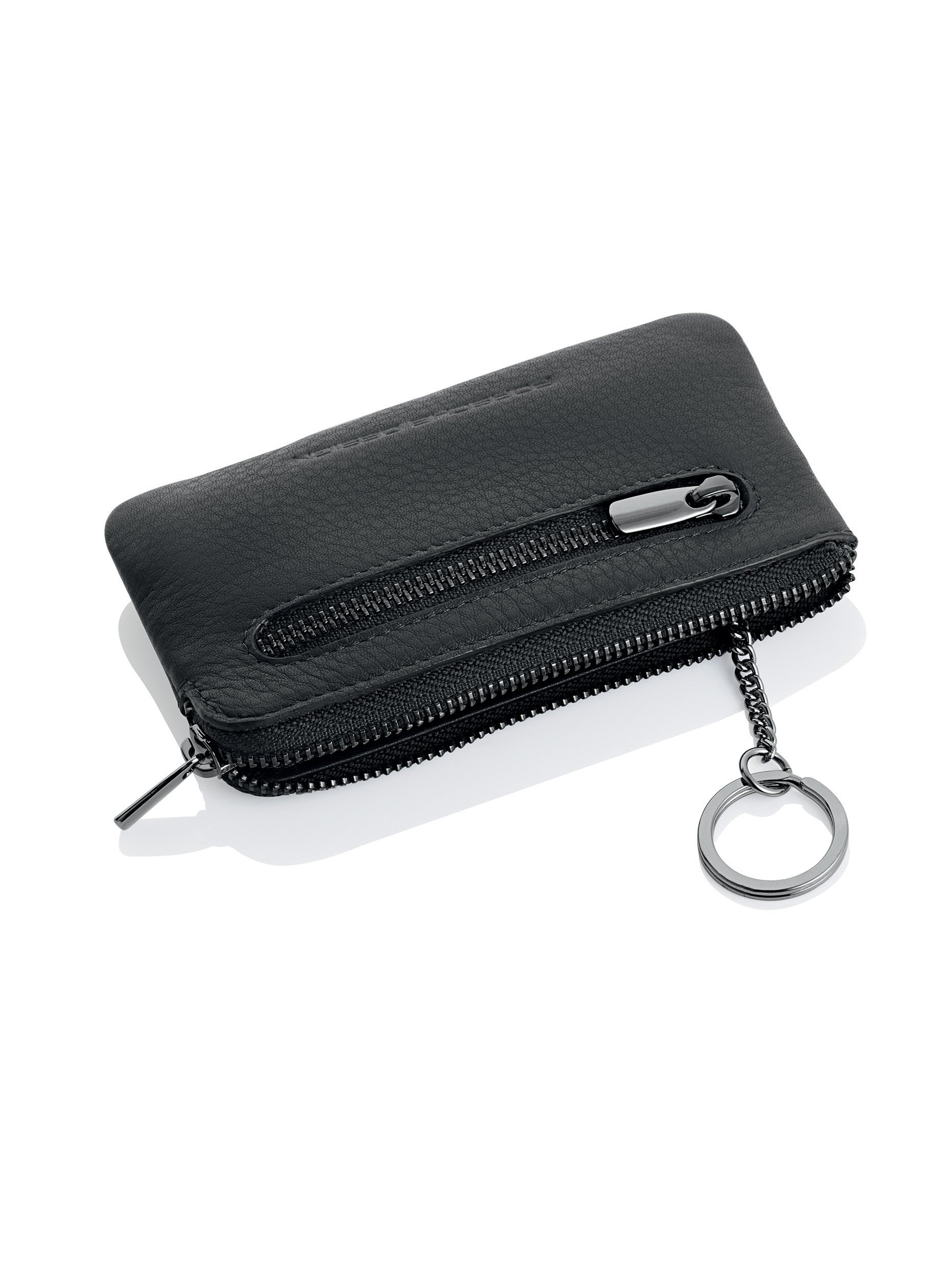 Porsche Design Leather Key Case M in Black (OSO09924.001), view 3