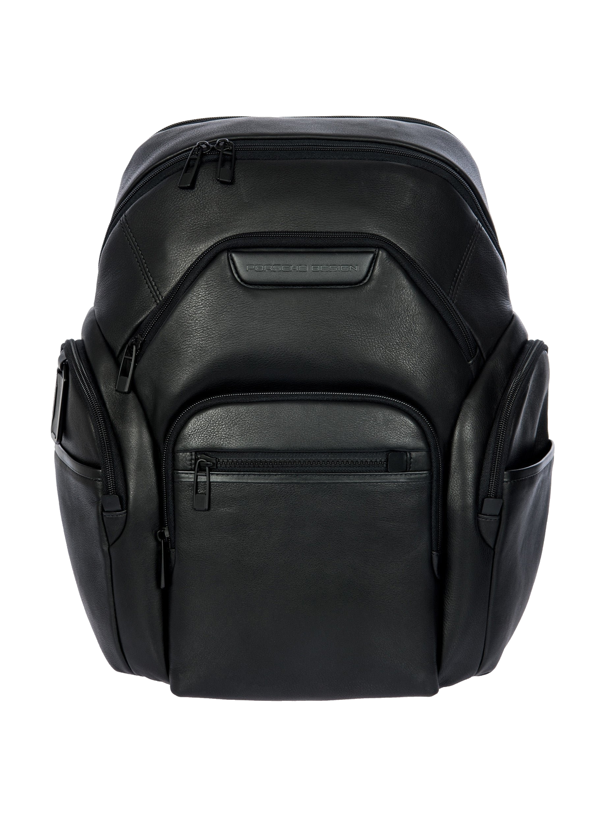 Porsche Design Roadster Leather Evo Backpack L in Black (OLH01634.001), view 1