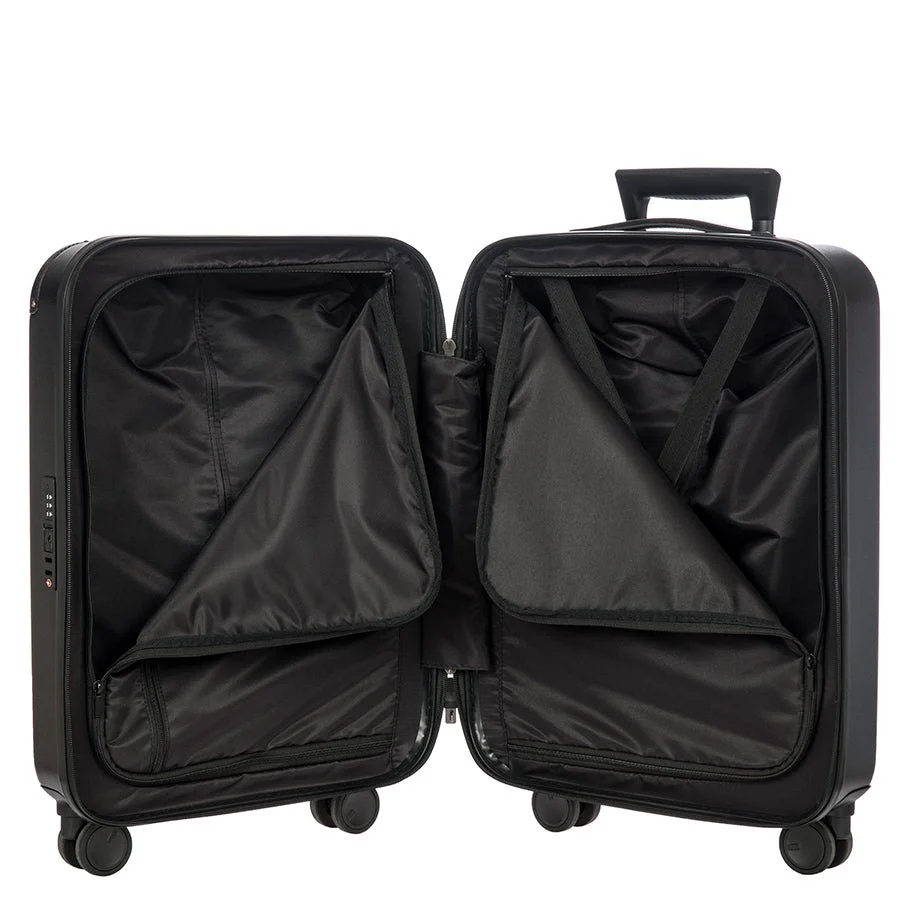 Bric's Amalfi Hardside Carry-On in Black/Black (BAQ08351.909), view 6