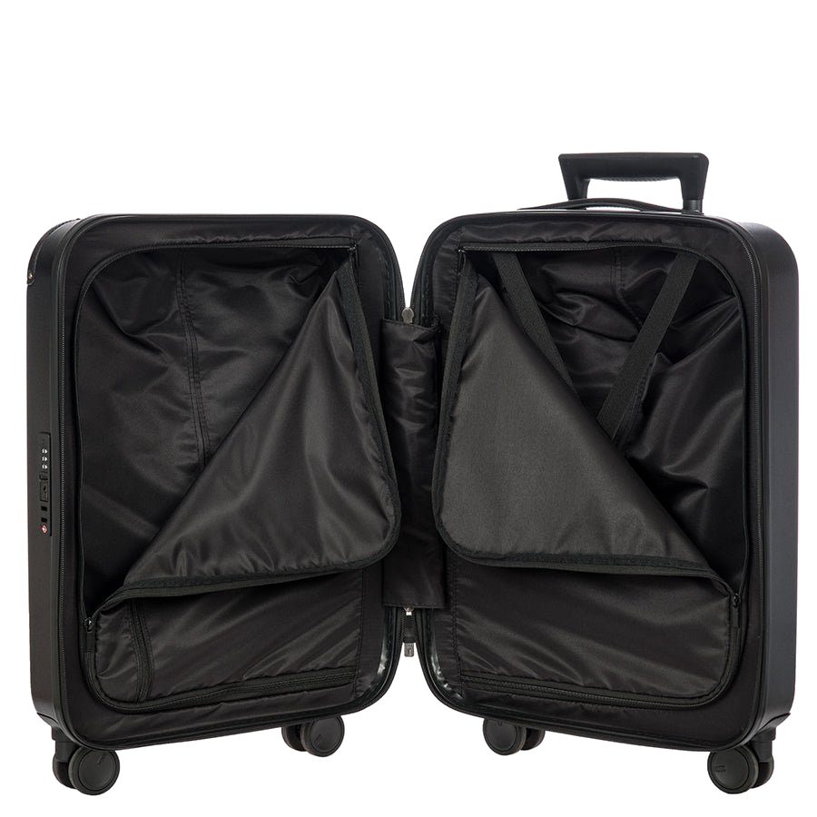 Bric's Amalfi Hardside Carry-On in Black/Black (BAQ08351.909), view 6