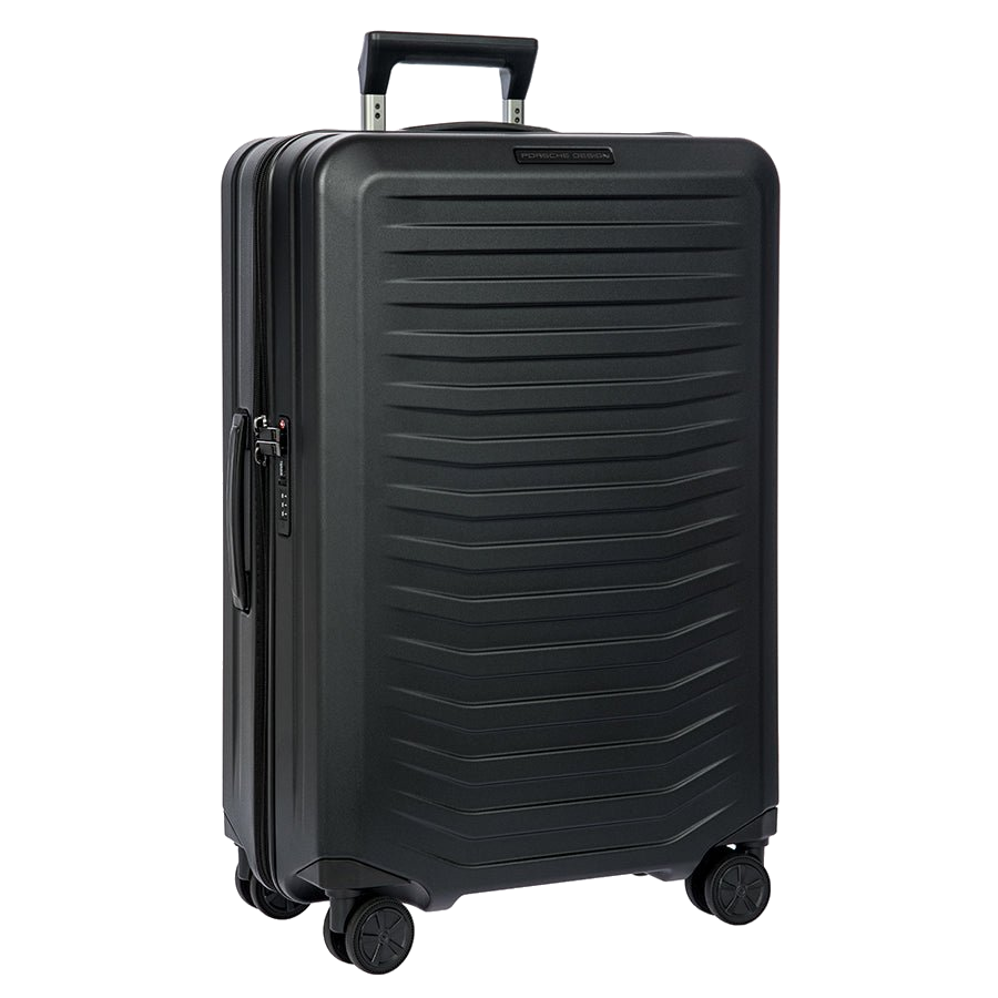 Porsche Design Roadster Hardcase Spinner Checked in Matte Black (ORS06502.009), view 2