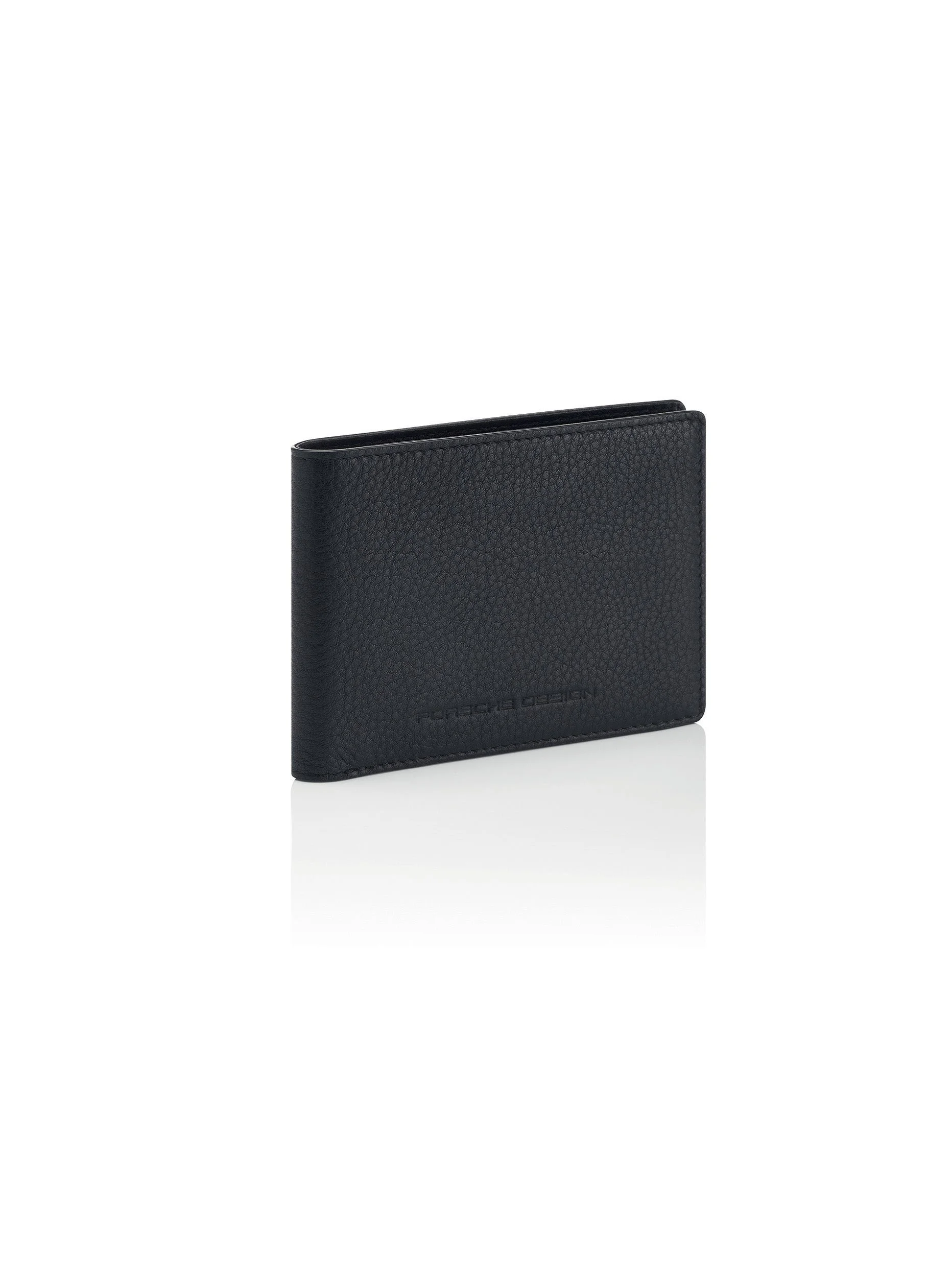 Porsche Design Leather Billfold 3 in Black (OSO09910.001), view 2