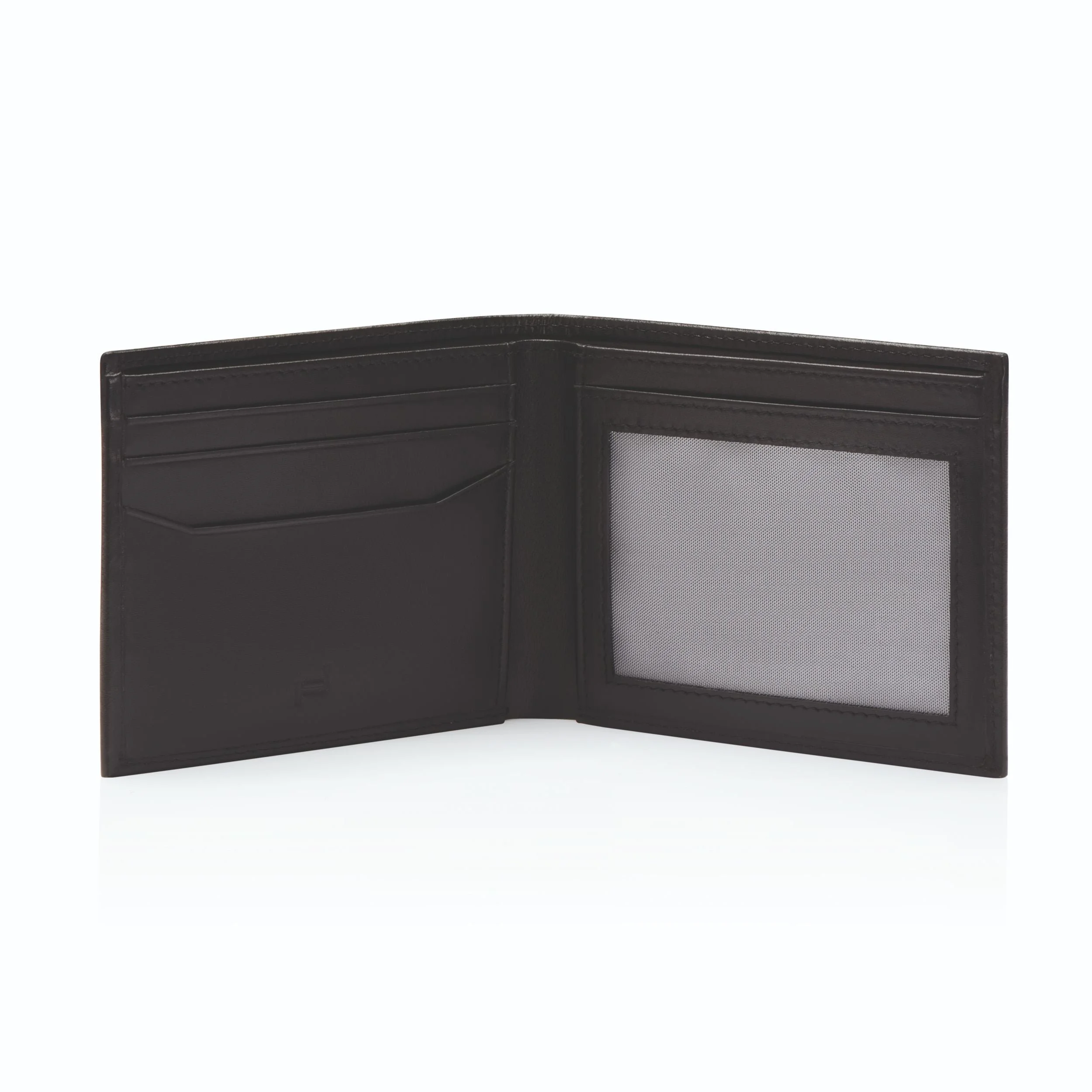 Porsche Design Leather Billfold 3 in Black (OBE09910.001), view 4