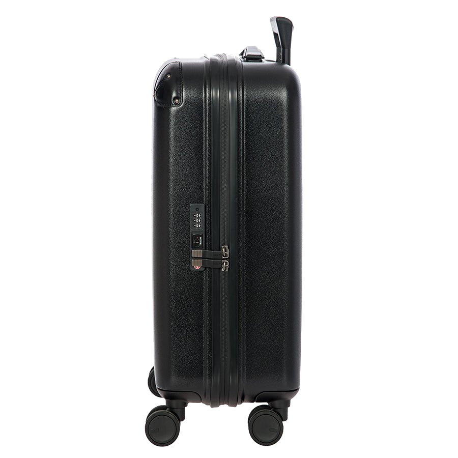 Bric's Amalfi Hardside Carry-On in Black/Black (BAQ08351.909), view 4