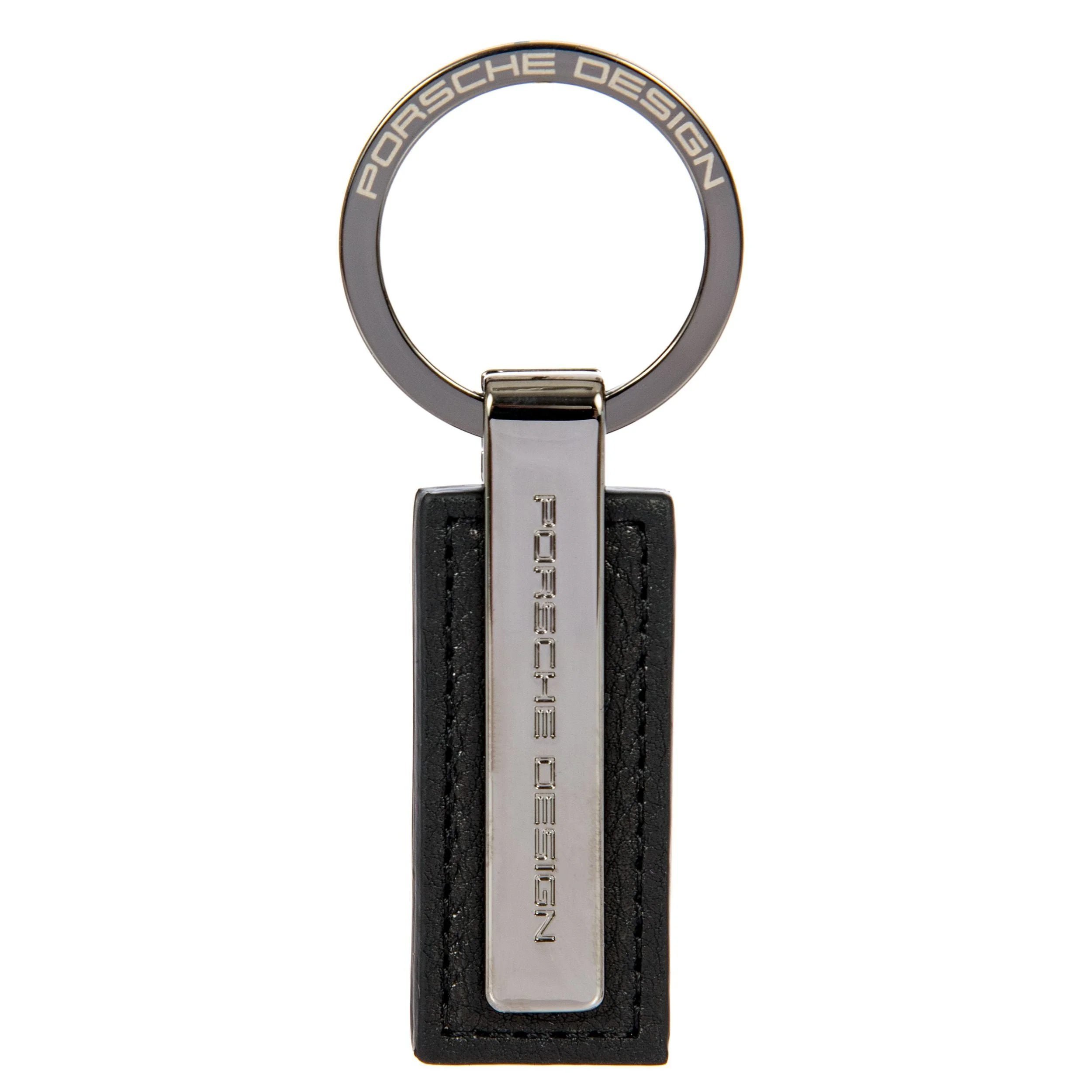 Porsche Design Metal Bar Key Ring in Black (OKY08801.001), view 1