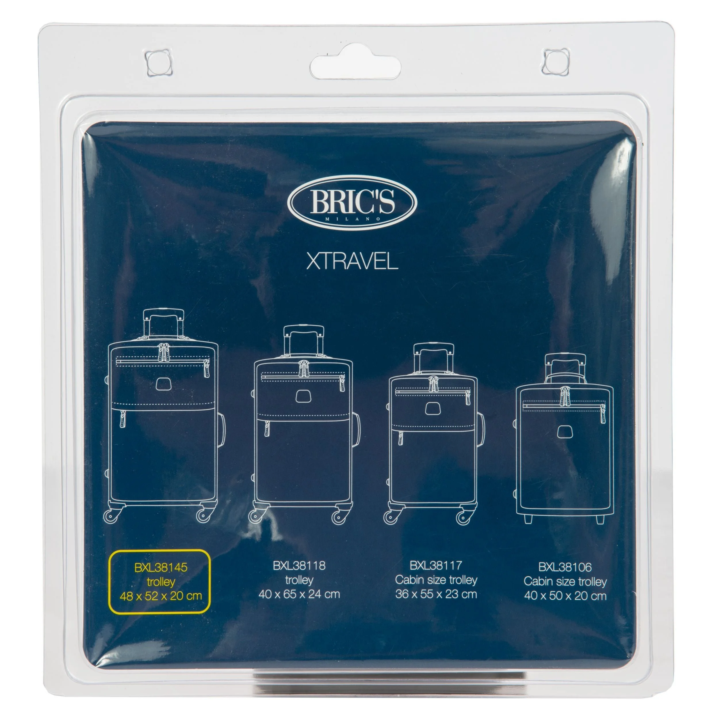 Bric's X-Travel Clear Luggage Cover in Clear (BAC00943.999), view 4