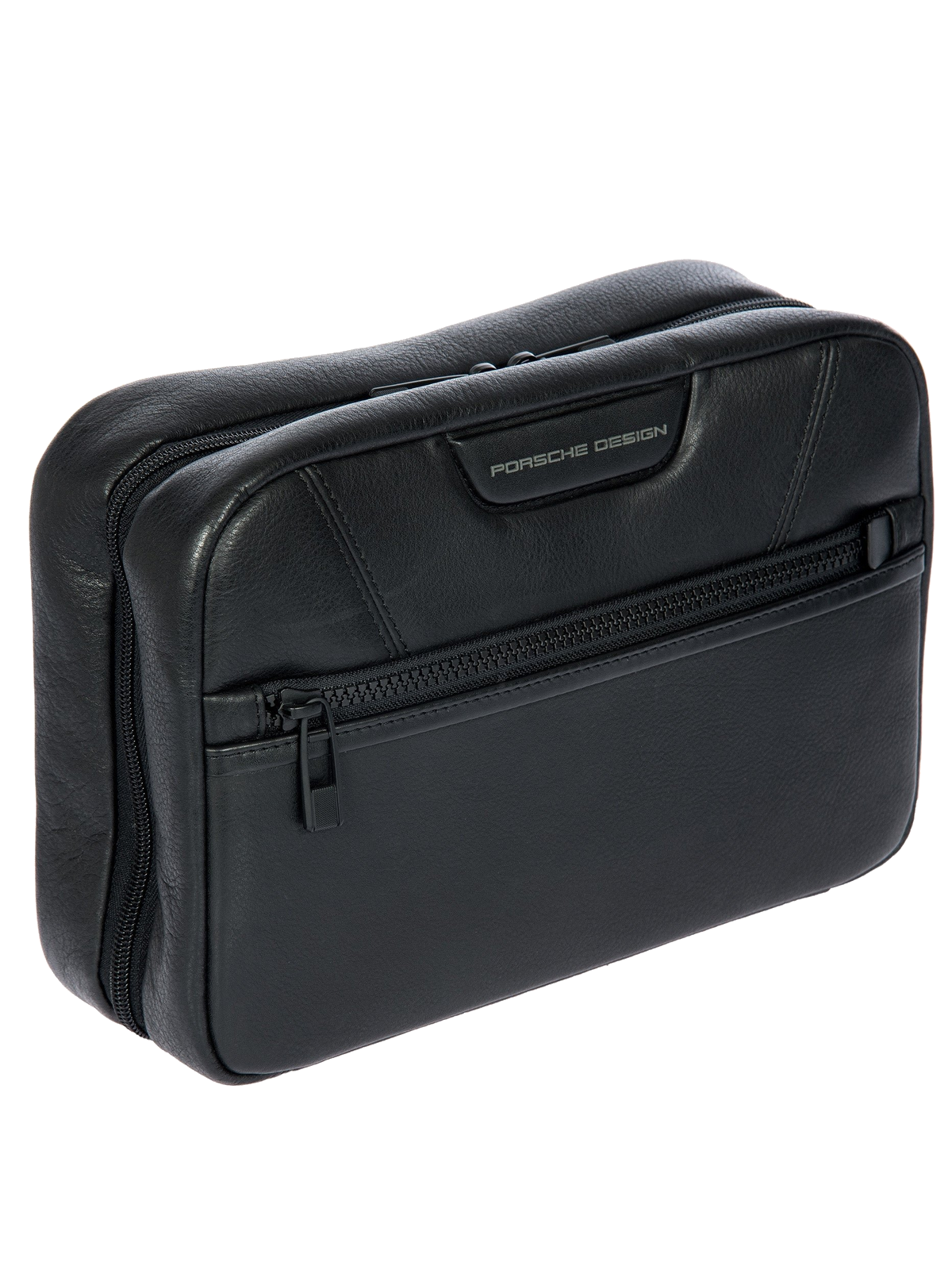 Porsche Design Roadster Leather Evo Toiletry Bag in Black (OLH01016.001), view 2