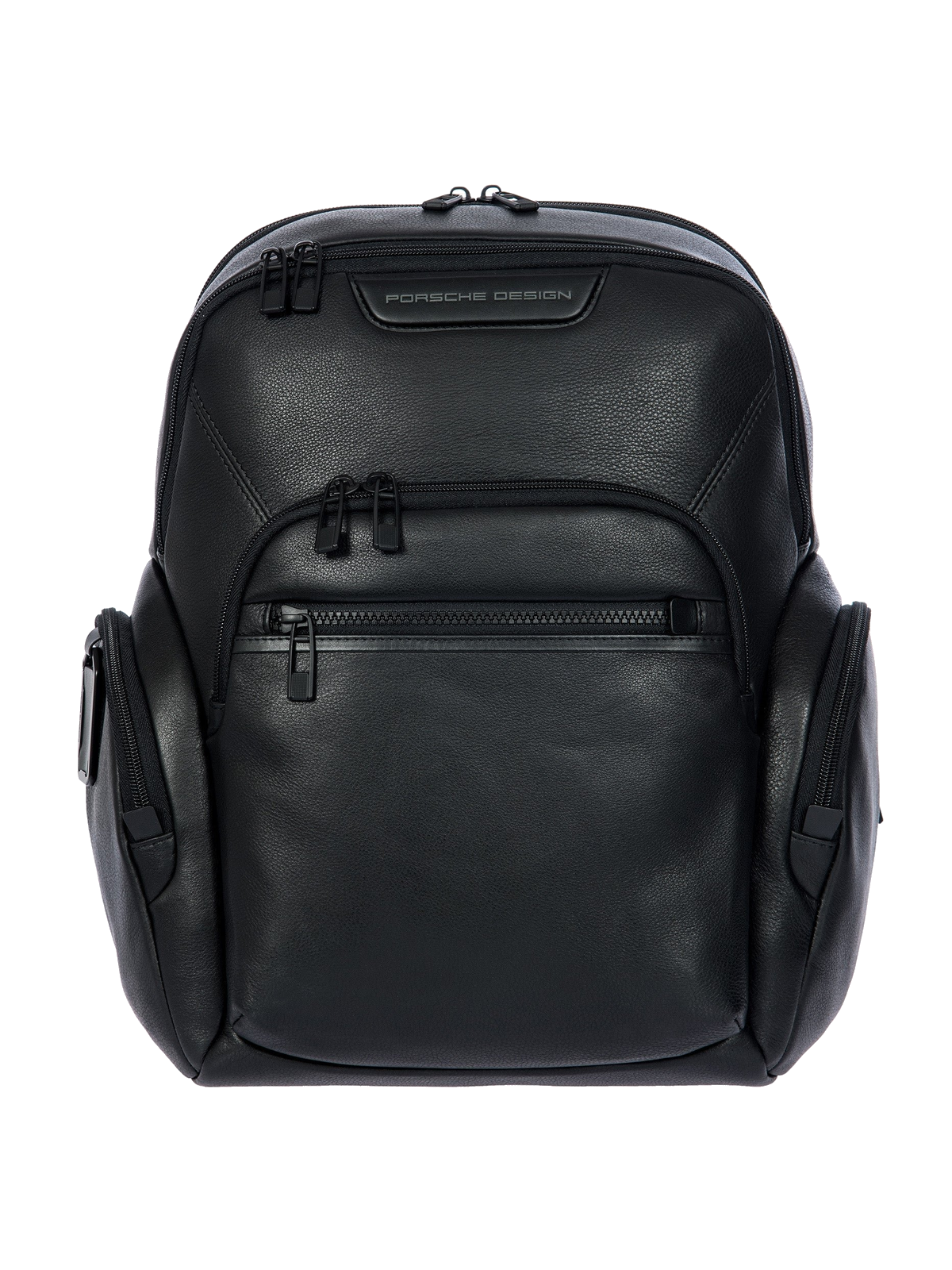 Porsche Design Roadster Leather Evo Backpack S in Black (OLH01631.001), view 1