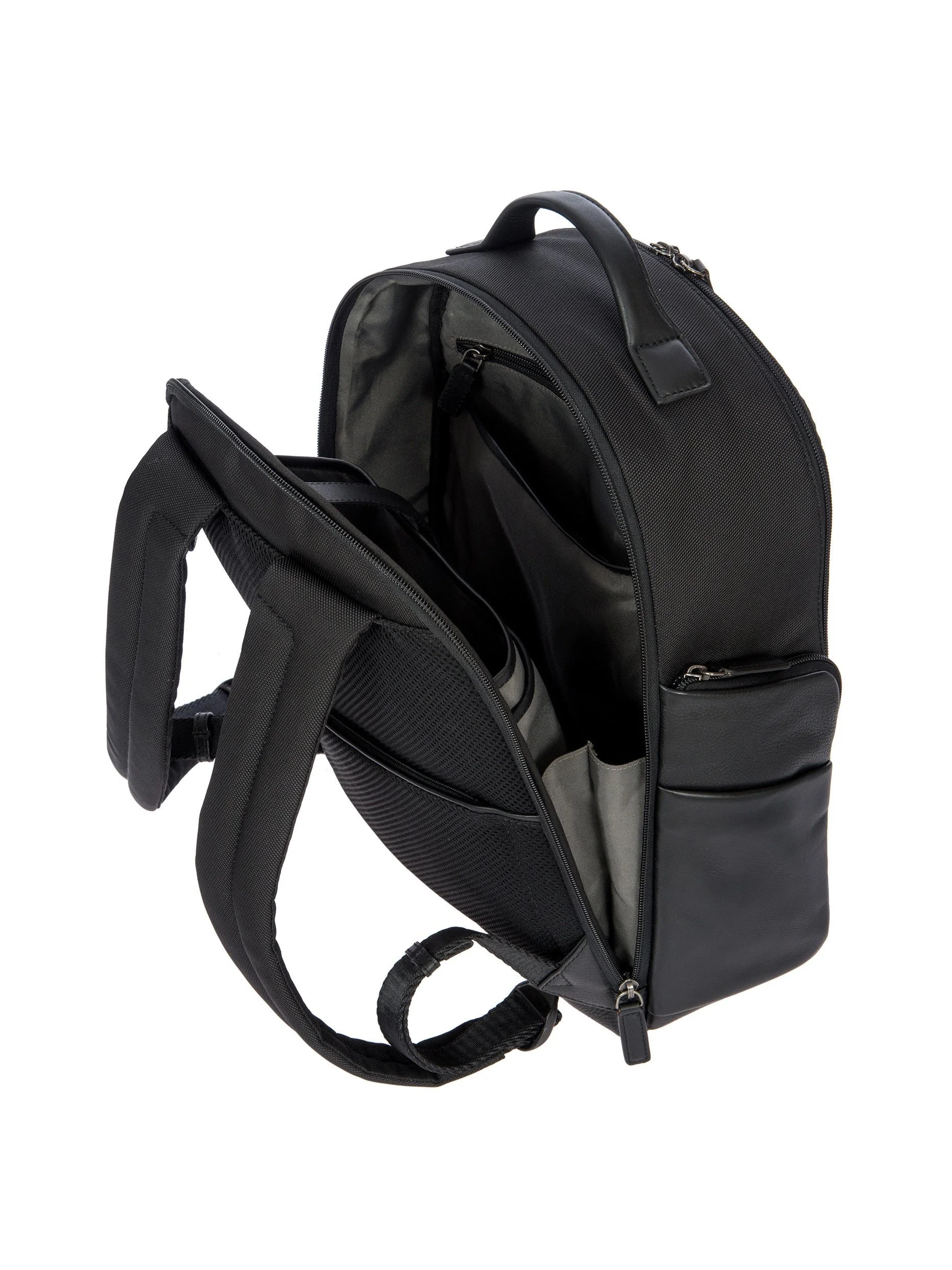 Bric's Monza Business Backpack M in Black/Black (BR207702.909), view 2
