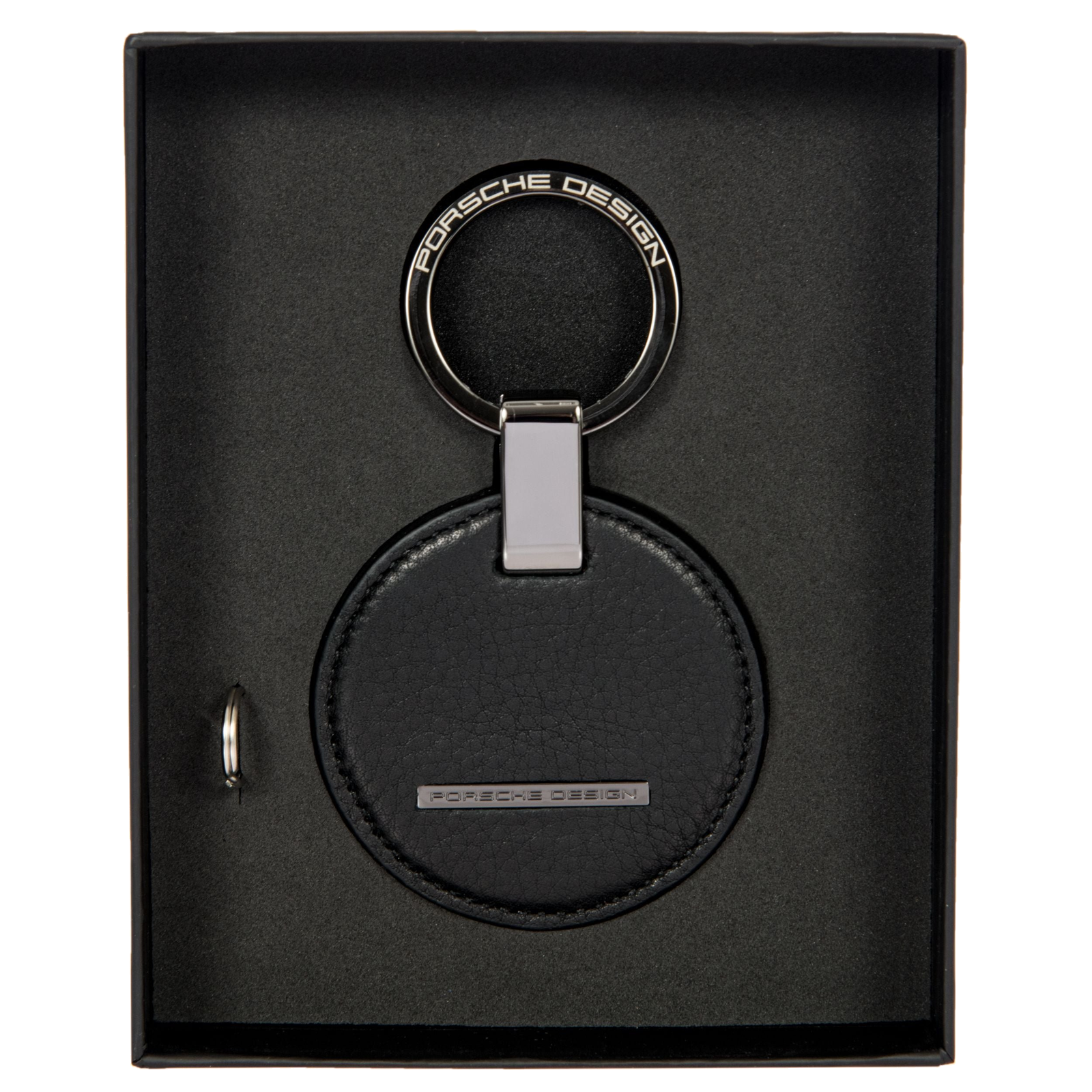 Porsche Design Circle Key Ring in Black (OKY08802.001), view 4