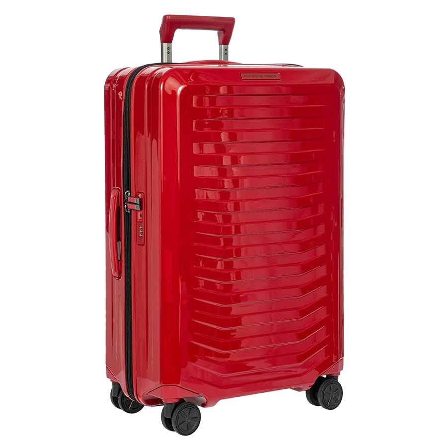 Porsche Design Roadster Hardcase Spinner Checked in Carmine Red (ORS06502.019), view 2