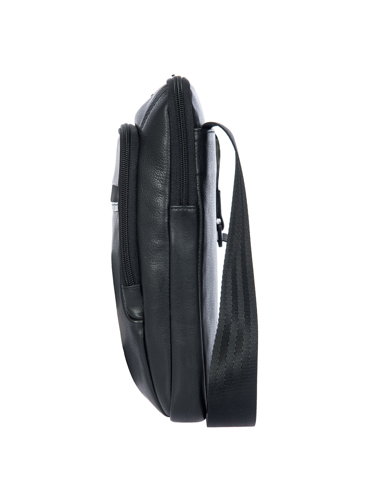 Porsche Design Roadster Leather Evo Shoulder Bag S in Black (OLH01541.001), view 4