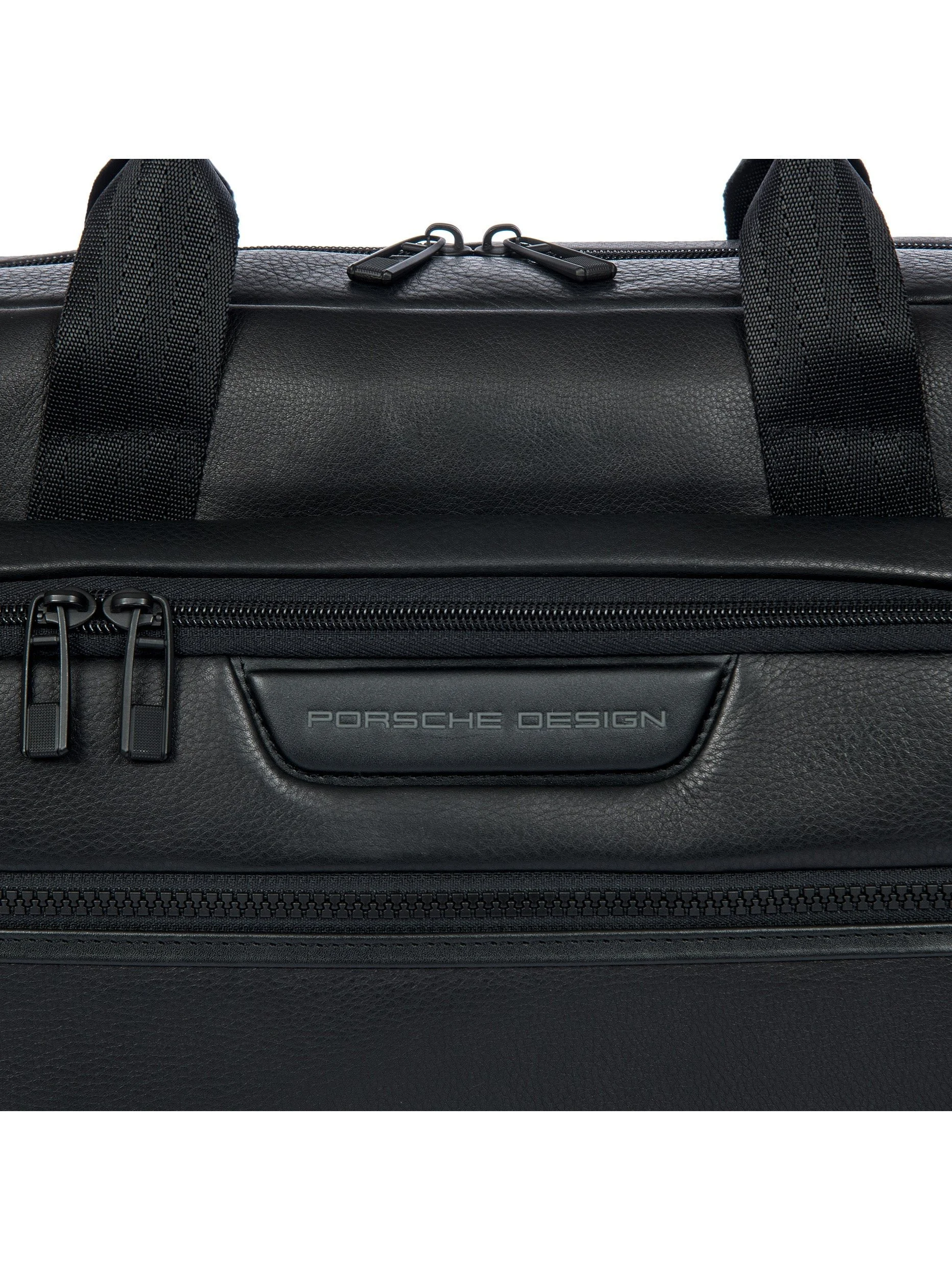 Porsche Design Roadster Leather Evo Briefcase in Black (OLH01554.001), view 6