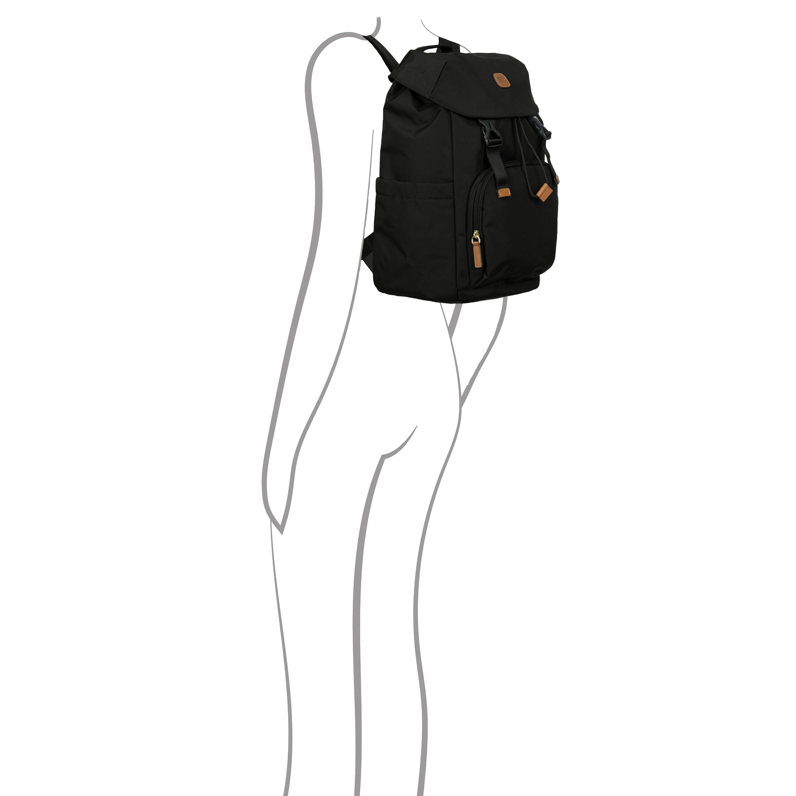 Bric's X-Collection Excursion Backpack in Black (BXL40594.101), view 3