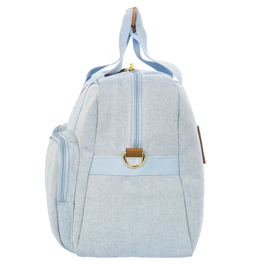 Bric's Volterra Trama Boarding Duffle in Ocean (BOE42192.050), view 4