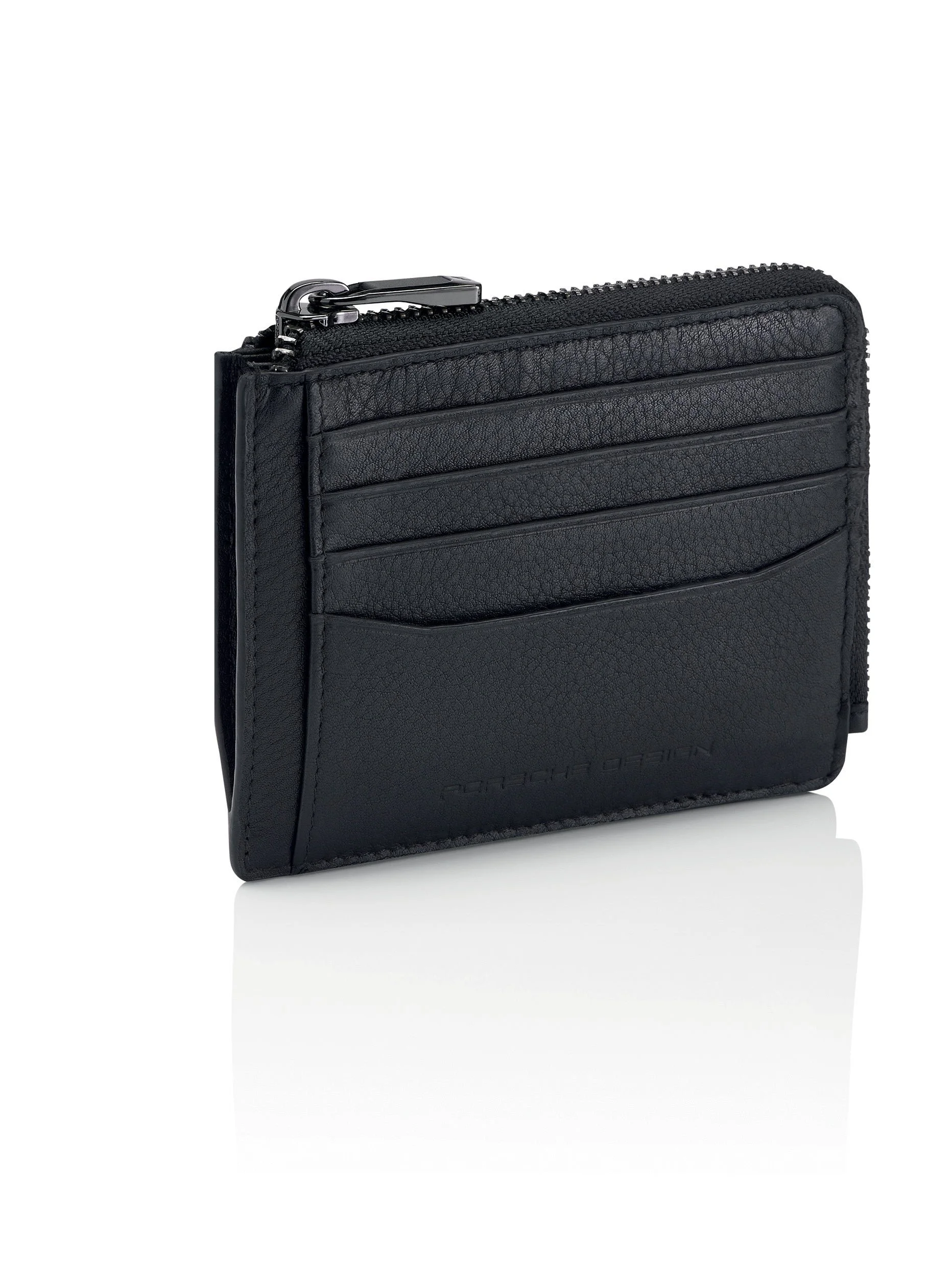 Porsche Design Leather Wallet 11 with Zip in Black (OSO09921.001), view 2