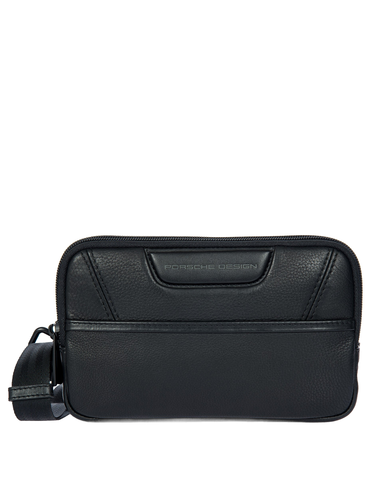 Porsche Design Roadster Leather Evo Travel Pouch in Black (OLH01542.001), view 1