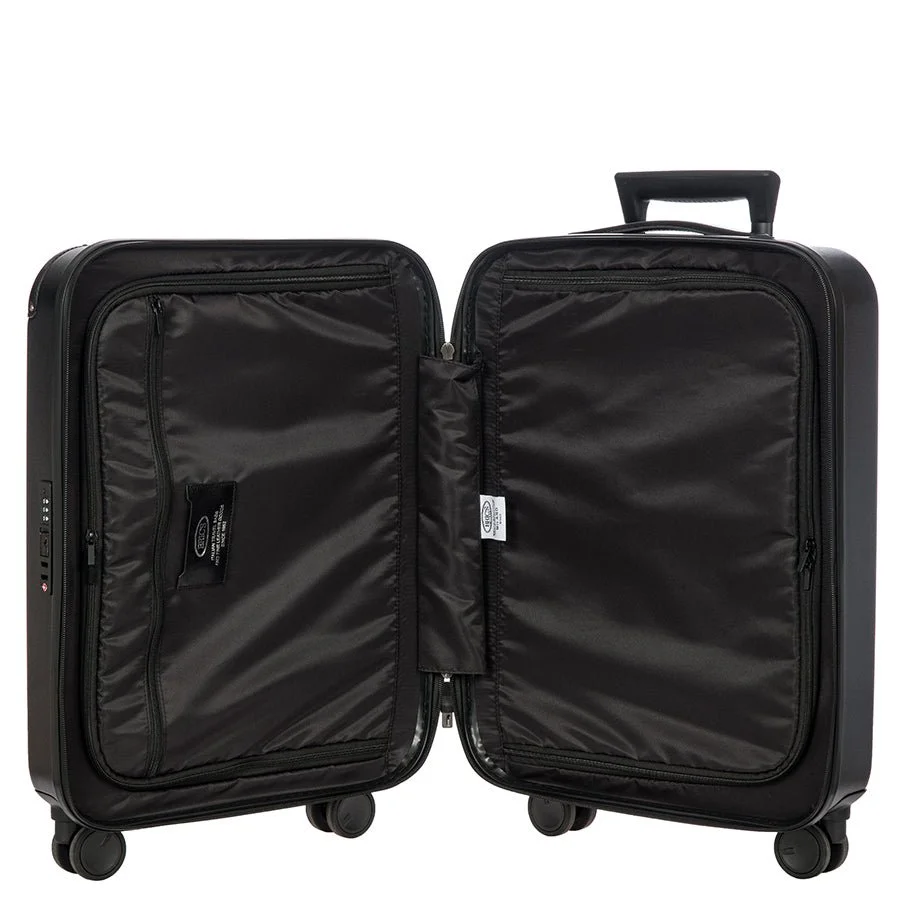 Bric's Amalfi Hardside Carry-On in Black/Black (BAQ08351.909), view 5