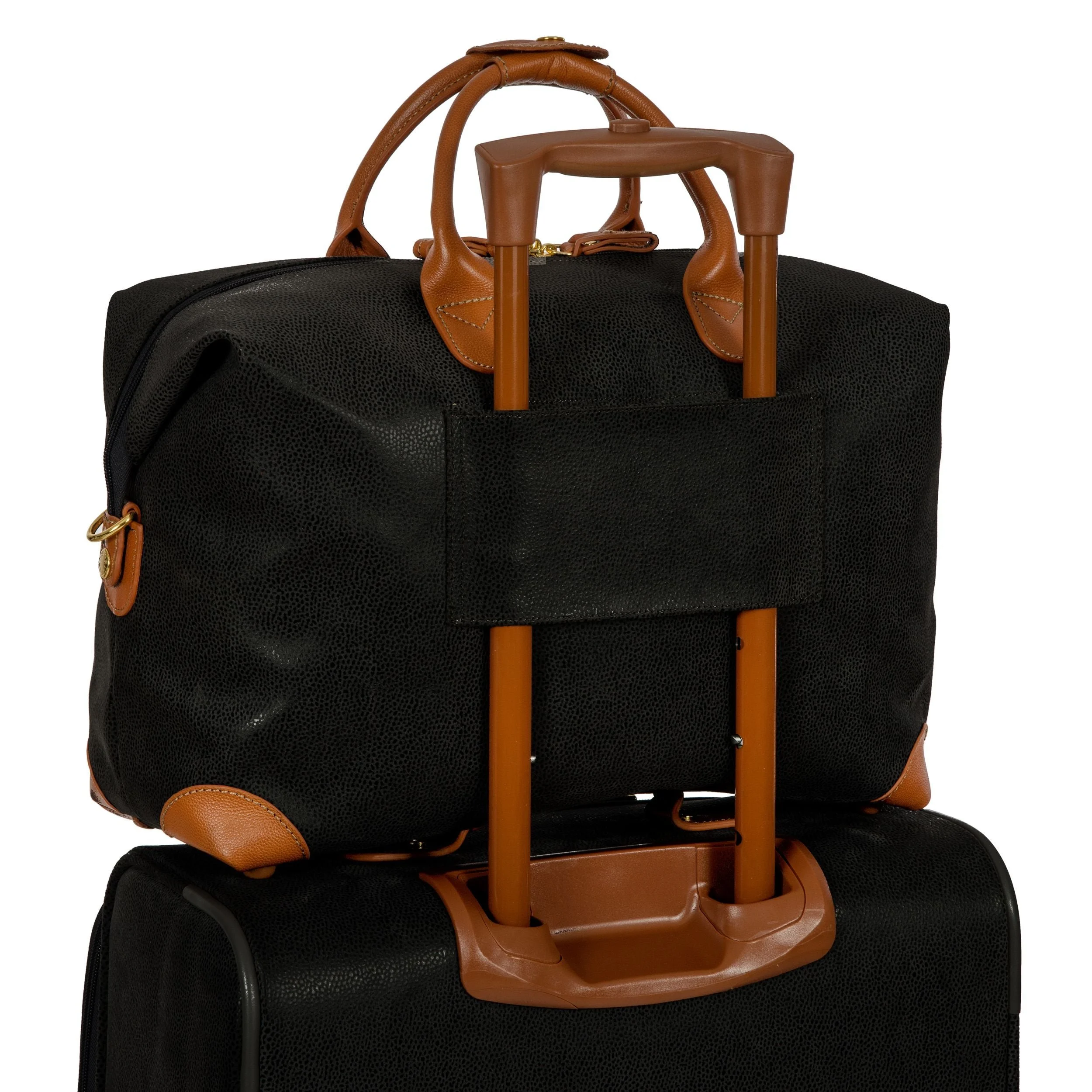 Bric's MyLIFE Cargo Duffle in Black/Tabacco (BEU00202.902), view 4