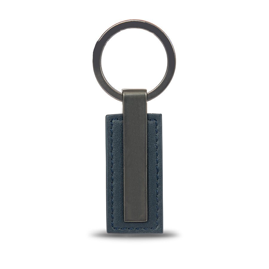 Porsche Design Metal Bar Key Ring in Blue Matte (OKY28801.006), view 2