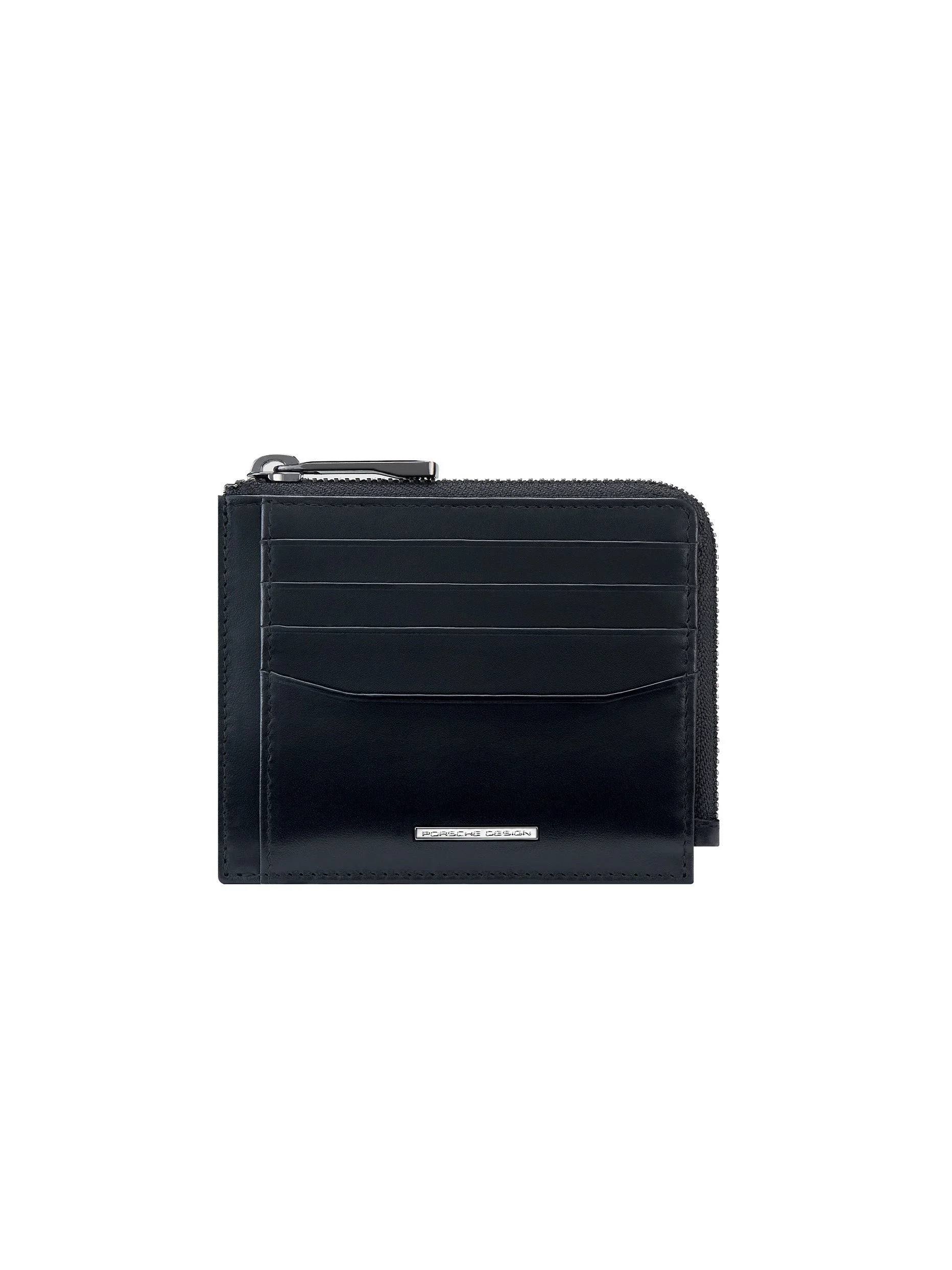 Porsche Design Leather Wallet 11 with Zip in Black (OBE09921.001), view 1