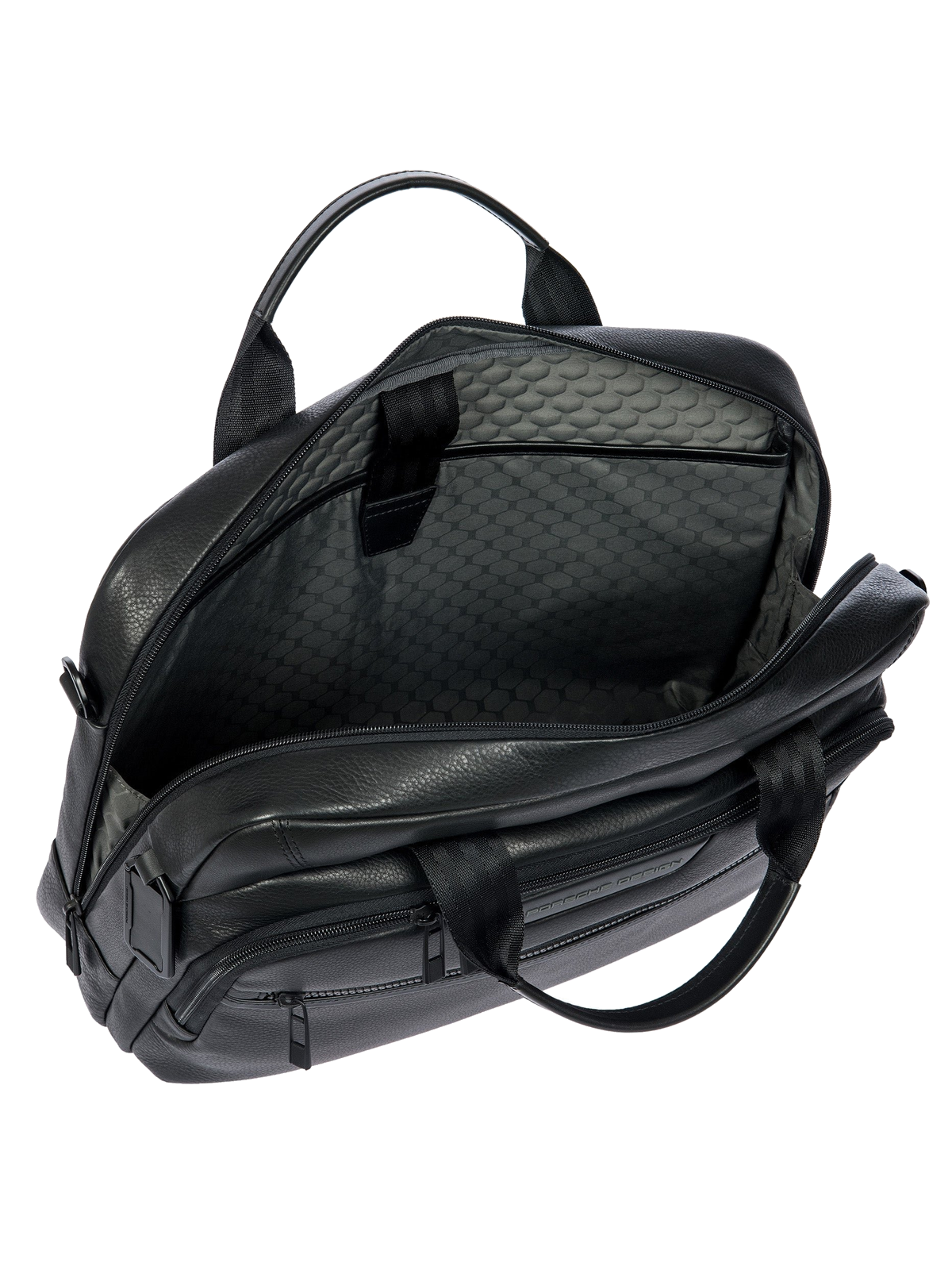 Porsche Design Roadster Leather Evo Briefcase in Black (OLH01554.001), view 5