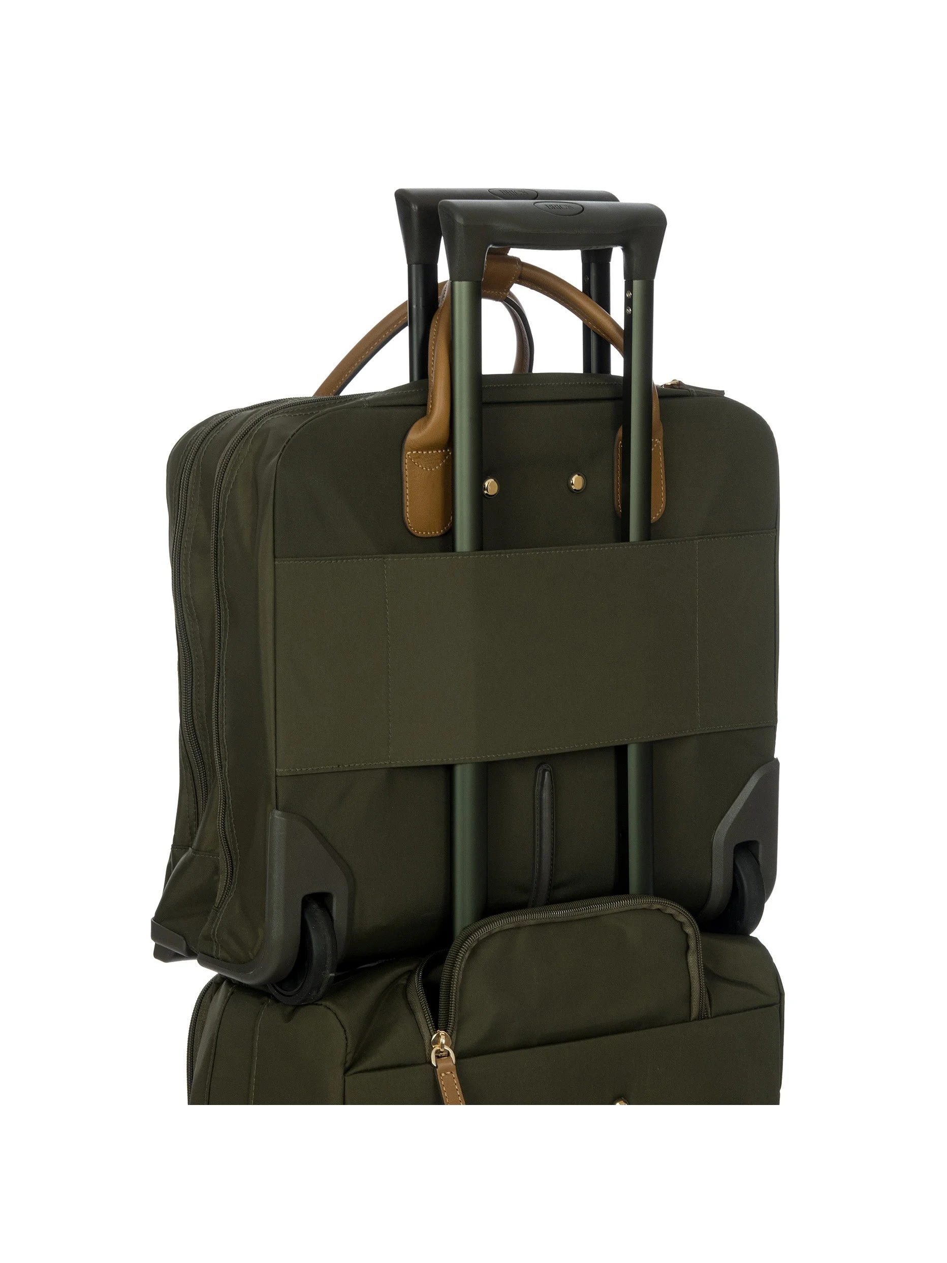 Bric's X-Collection Rolling Pilot Case in Olive (BXL38124.078), view 3