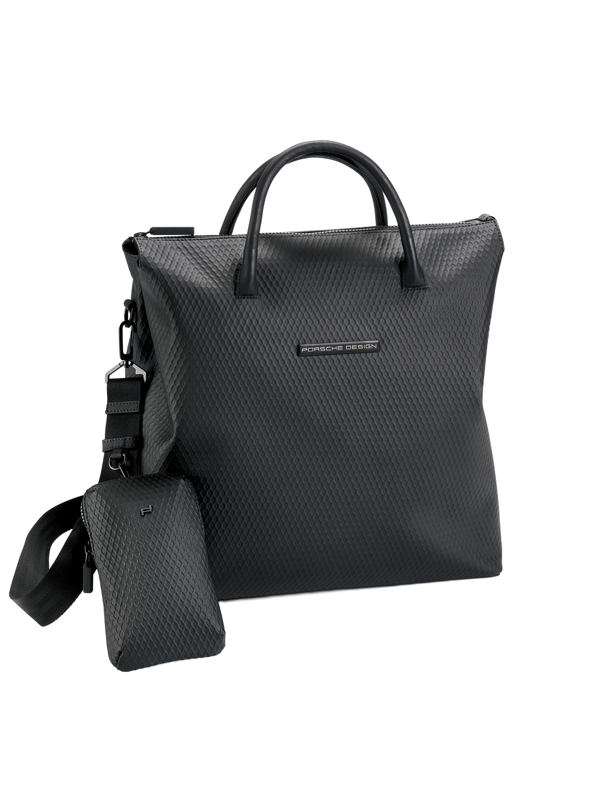 Porsche Design Studio Laptop Tote in Black (OSU01534.001), view 3