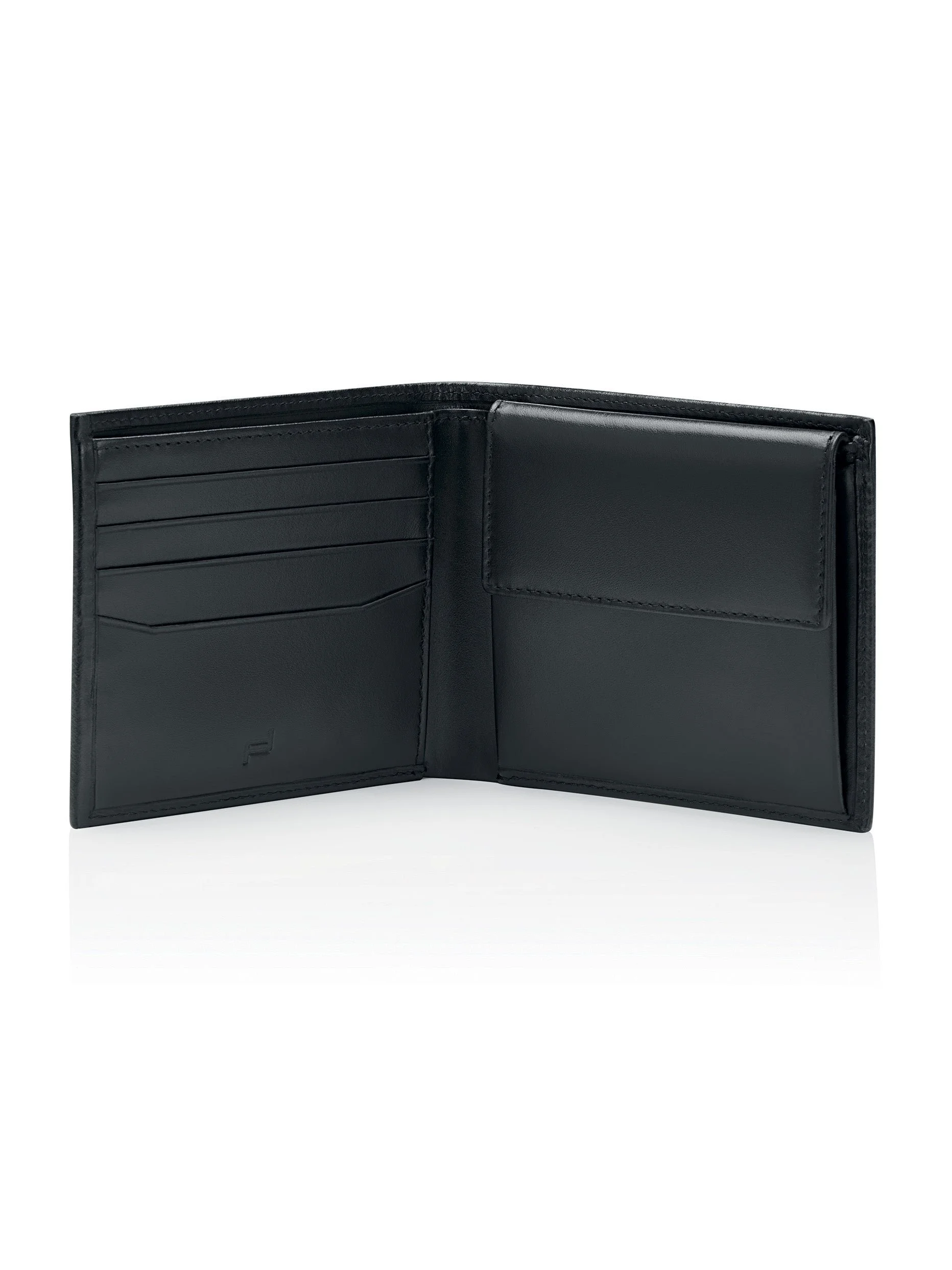 Porsche Design Leather Wallet 4 in Black (OBE09903.001), view 3