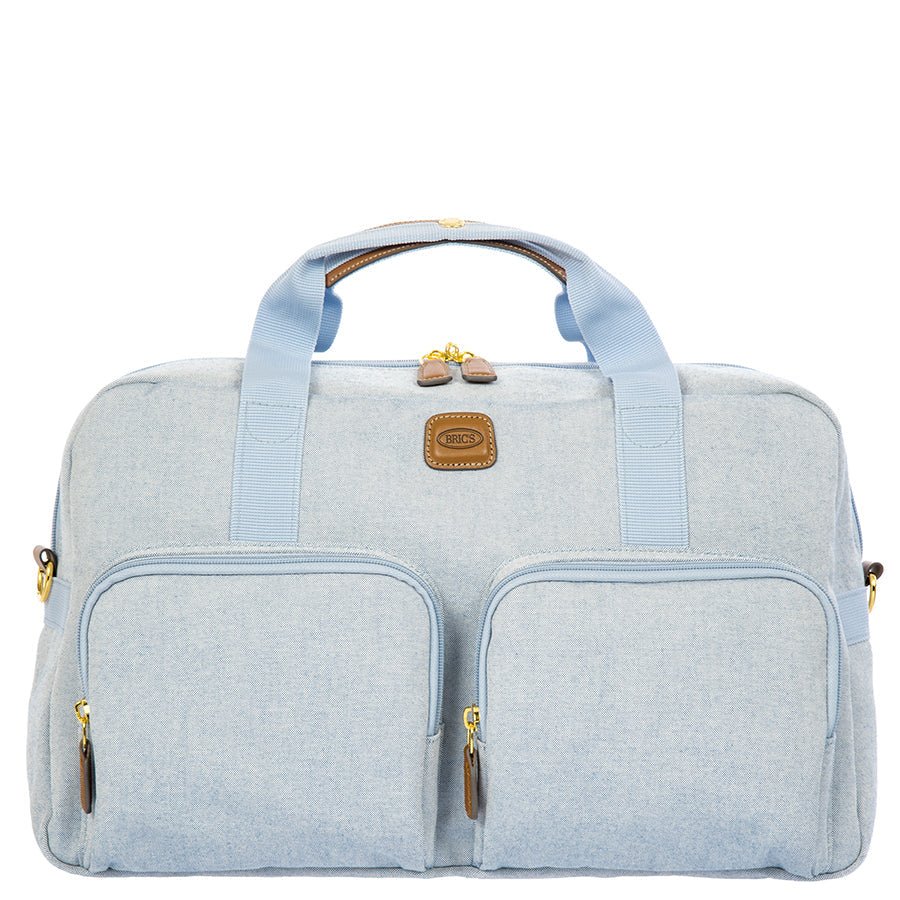 Bric's Volterra Trama Boarding Duffle in Ocean (BOE42192.050), view 1