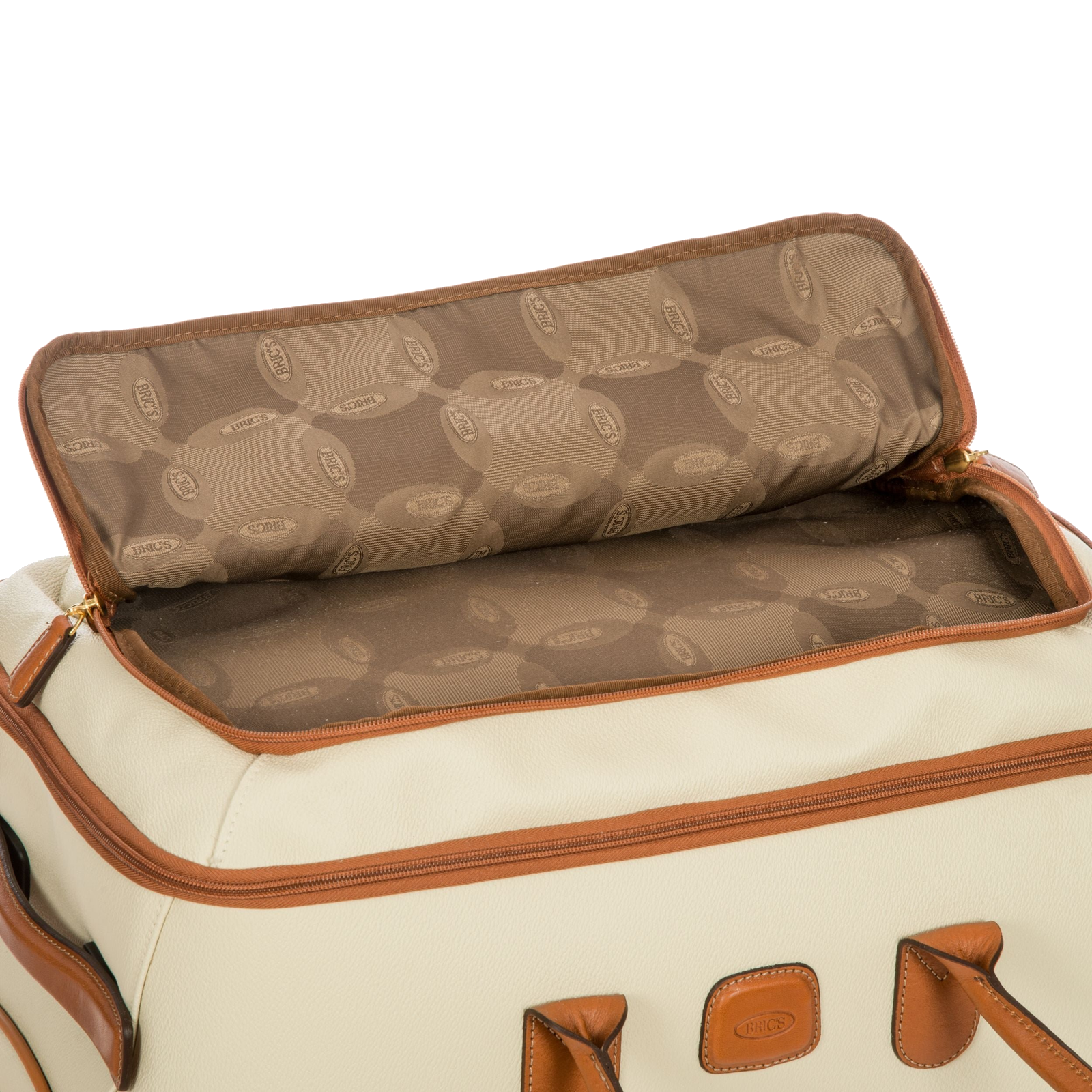 Bric's Firenze Rolling Duffle Carry-On in Cream (BBJ15220.014), view 4