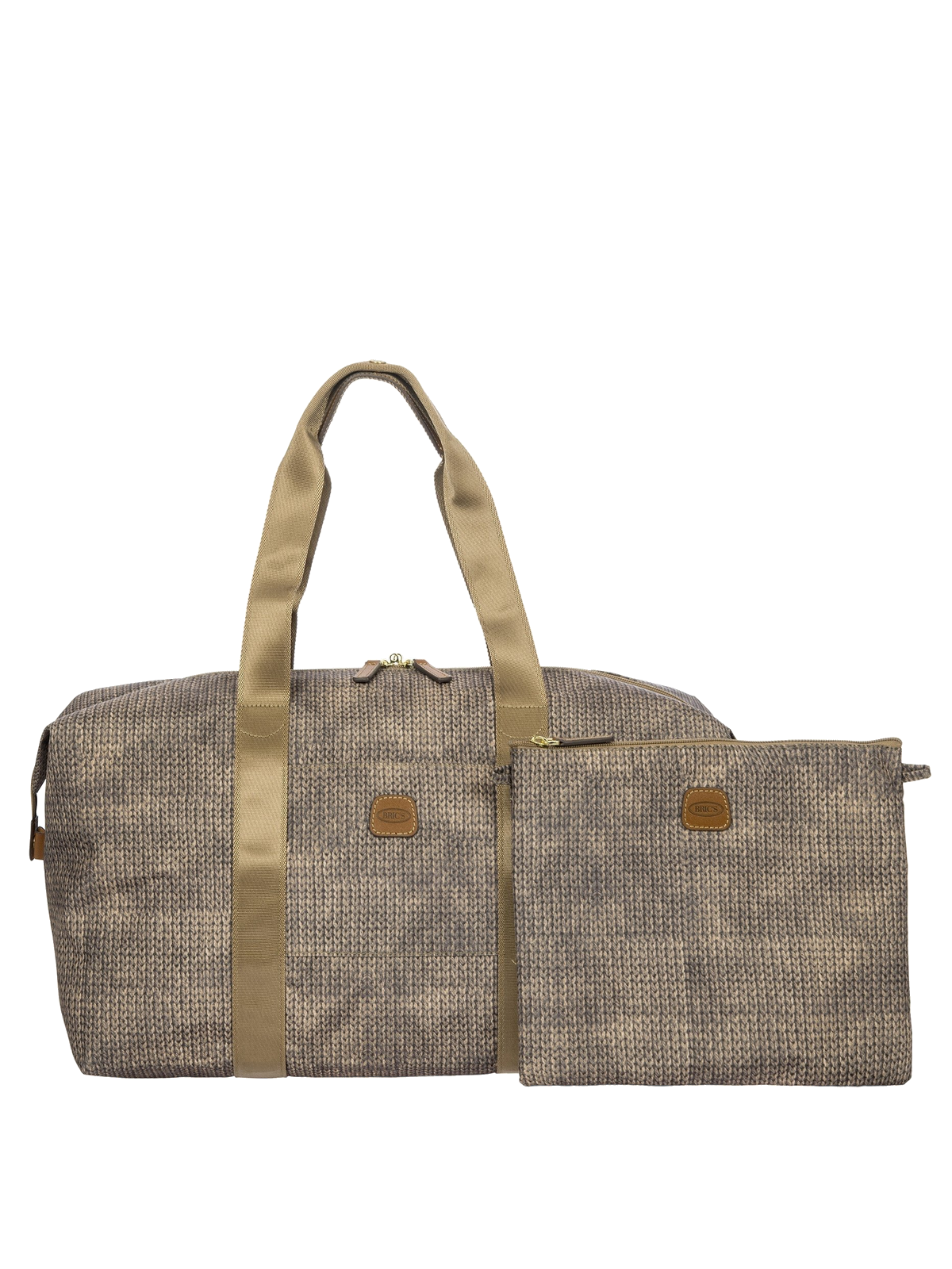Bric's X-Collection Folding Duffle in Wool Nut (BXG40203.449), view 4