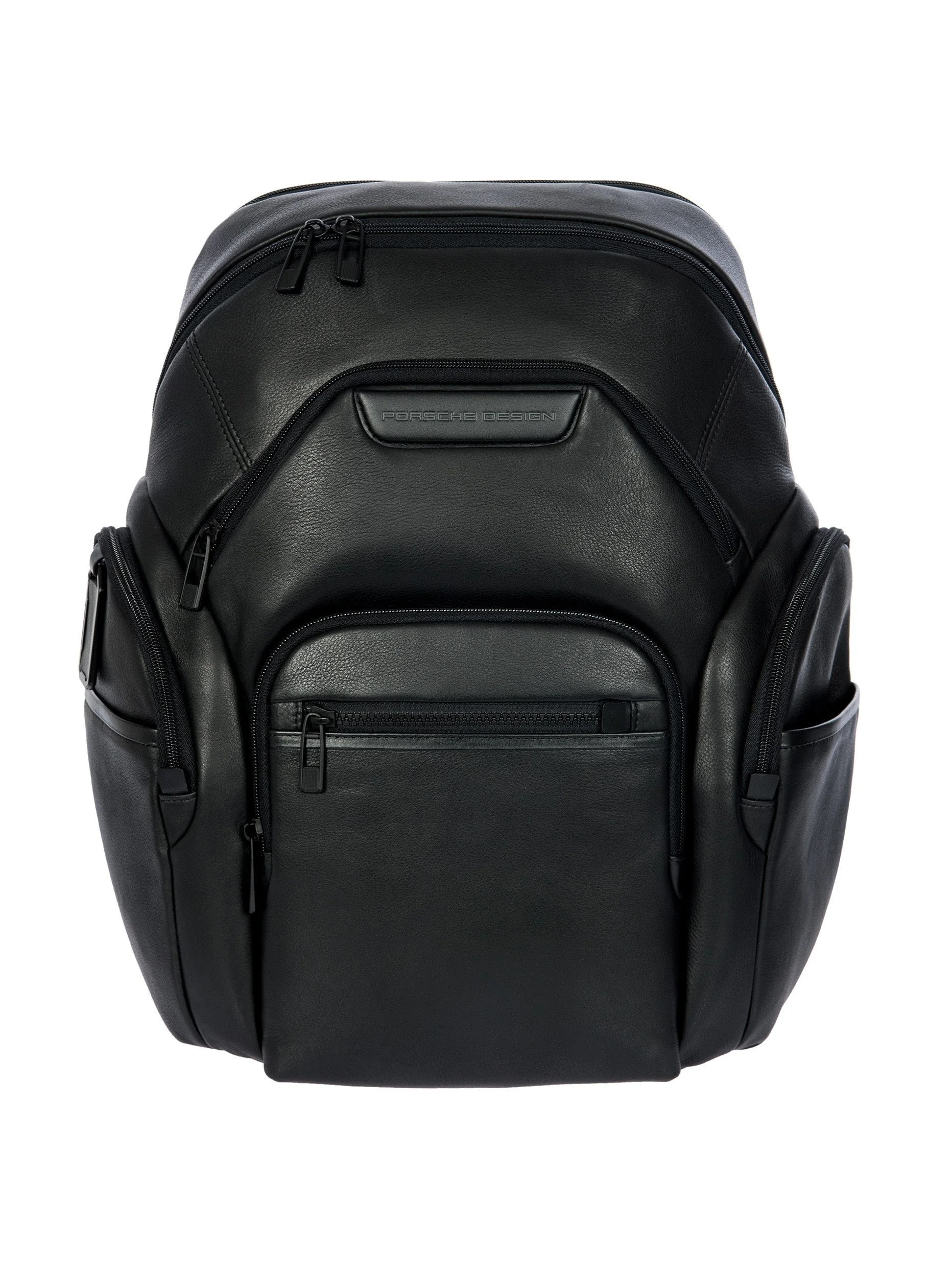 Porsche Design Roadster Leather Evo Backpack L in Black (OLH01634.001), view 1