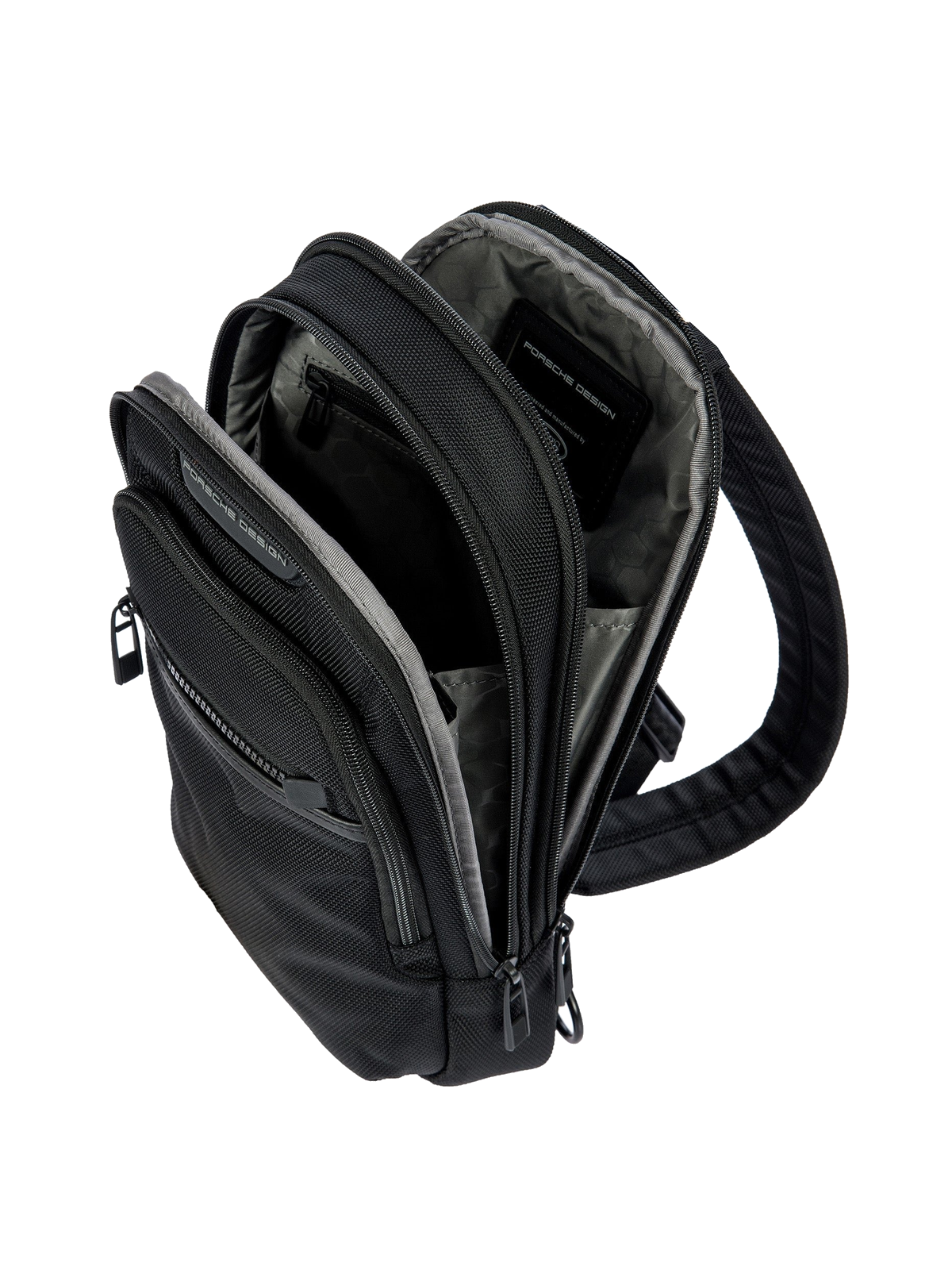 Porsche Design Roadster Nylon Evo Sling Bag S in Black (ONW11539.001), view 4