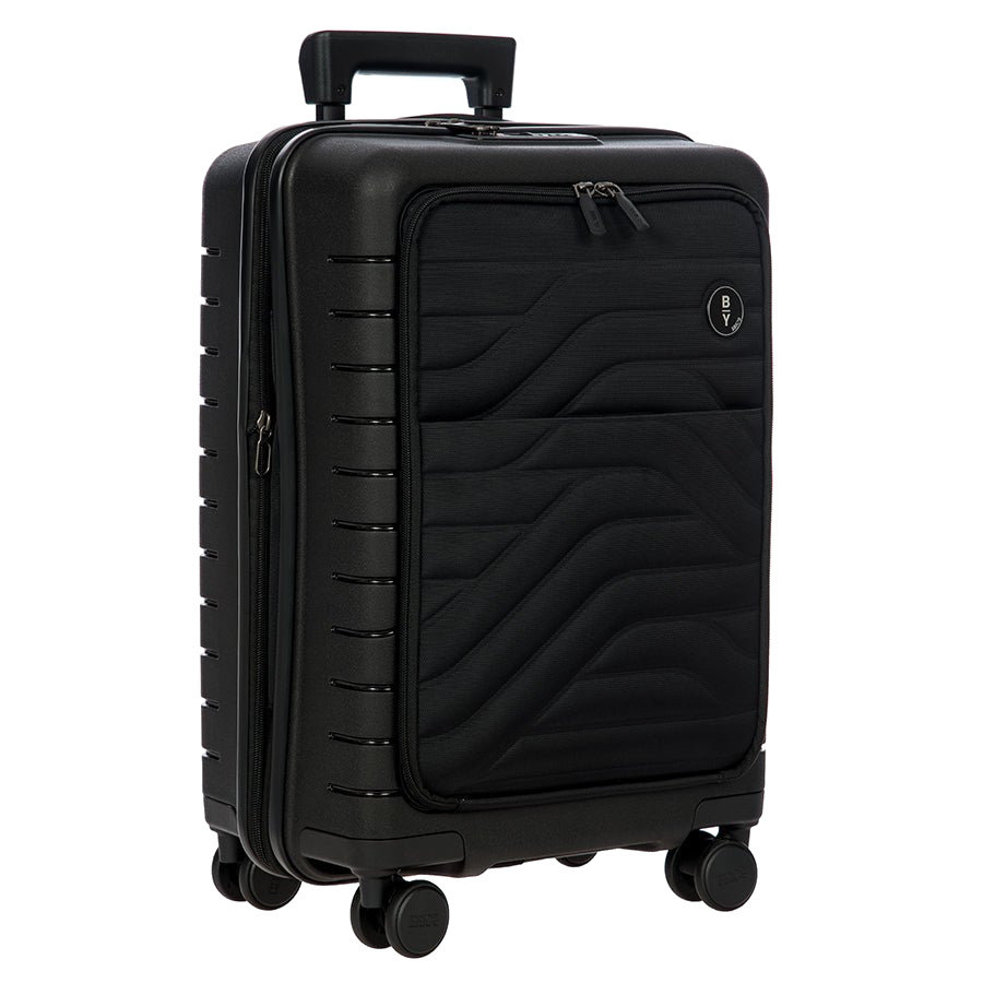 Bric's B|Y Expandable Carry-On with Pocket in Black (B1Y08428.001), view 2