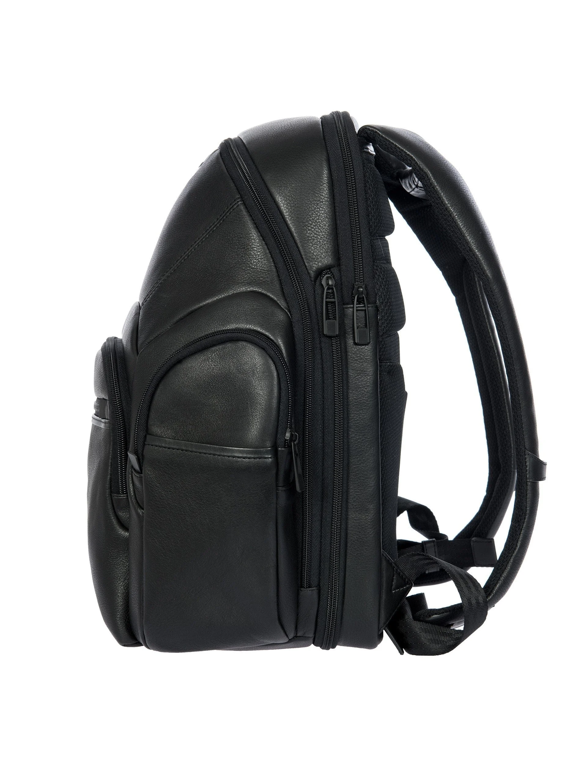 Porsche Design Roadster Leather Evo Backpack M in Black (OLH01632.001), view 4