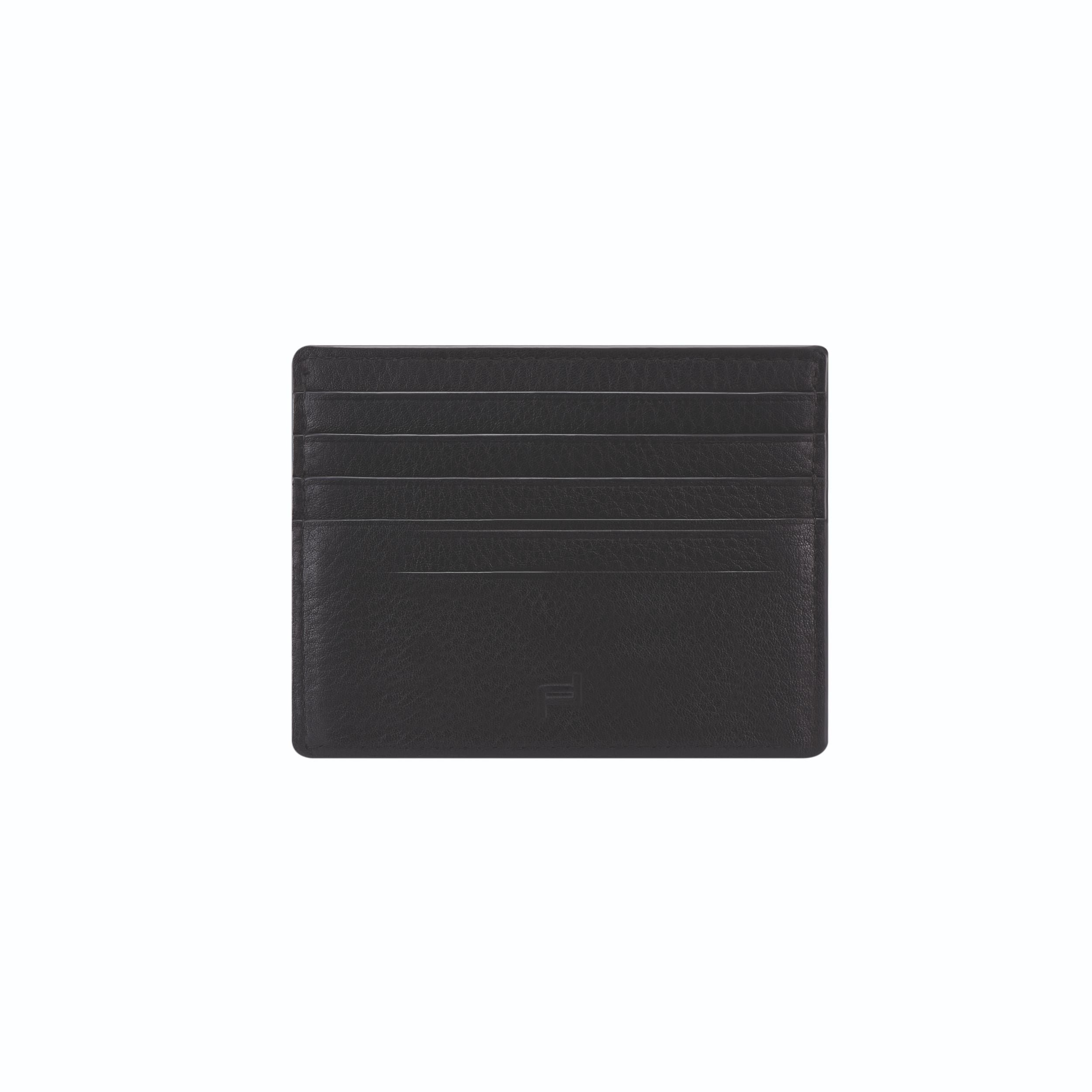 Porsche Design Leather Card Holder 8 in Black (OSO09918.001), view 1