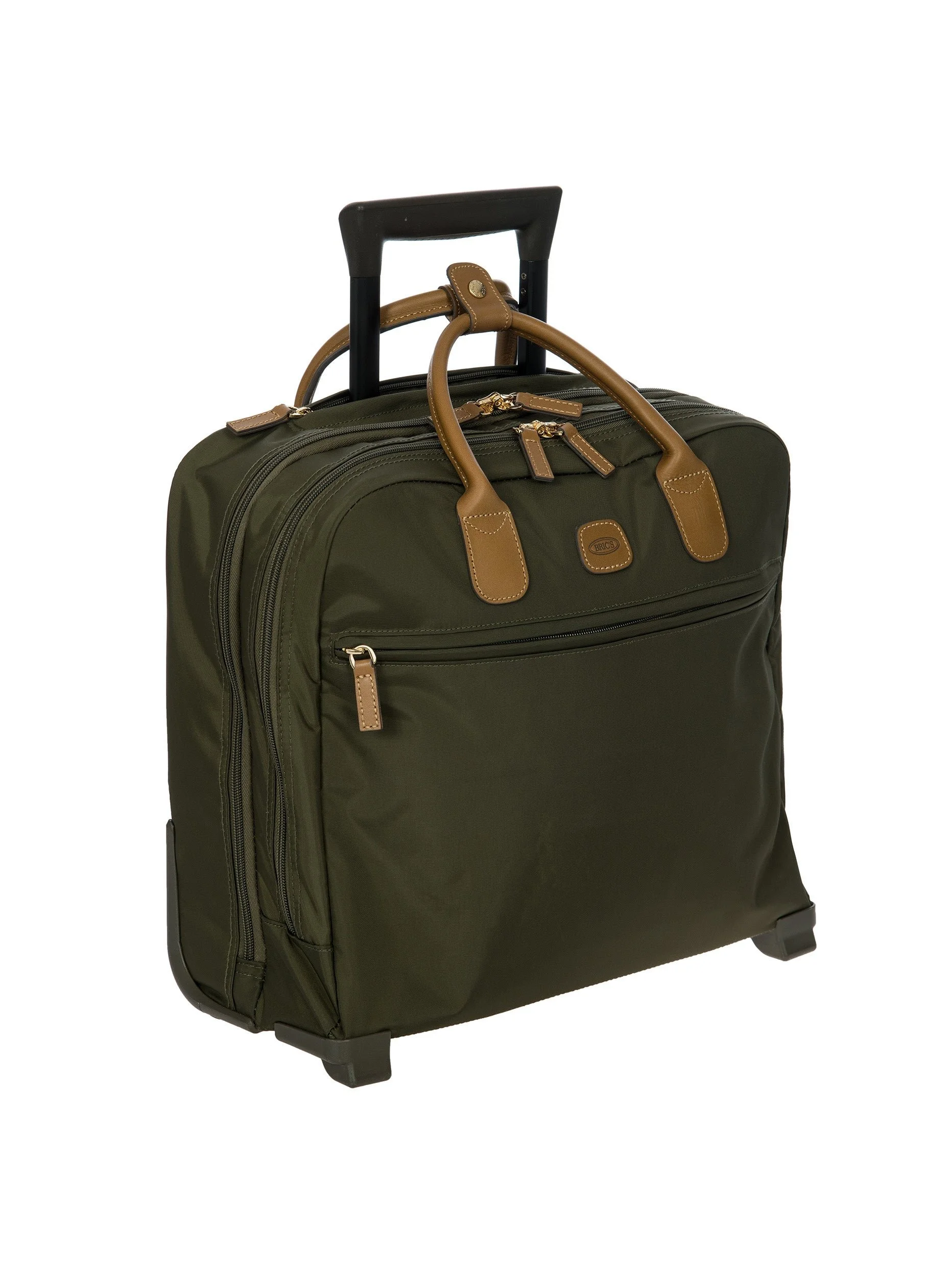 Bric's X-Collection Rolling Pilot Case in Olive (BXL38124.078), view 2