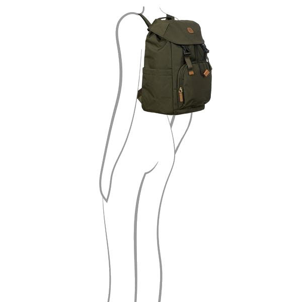 Bric's X-Collection Excursion Backpack in Olive (BXL40594.078), view 2