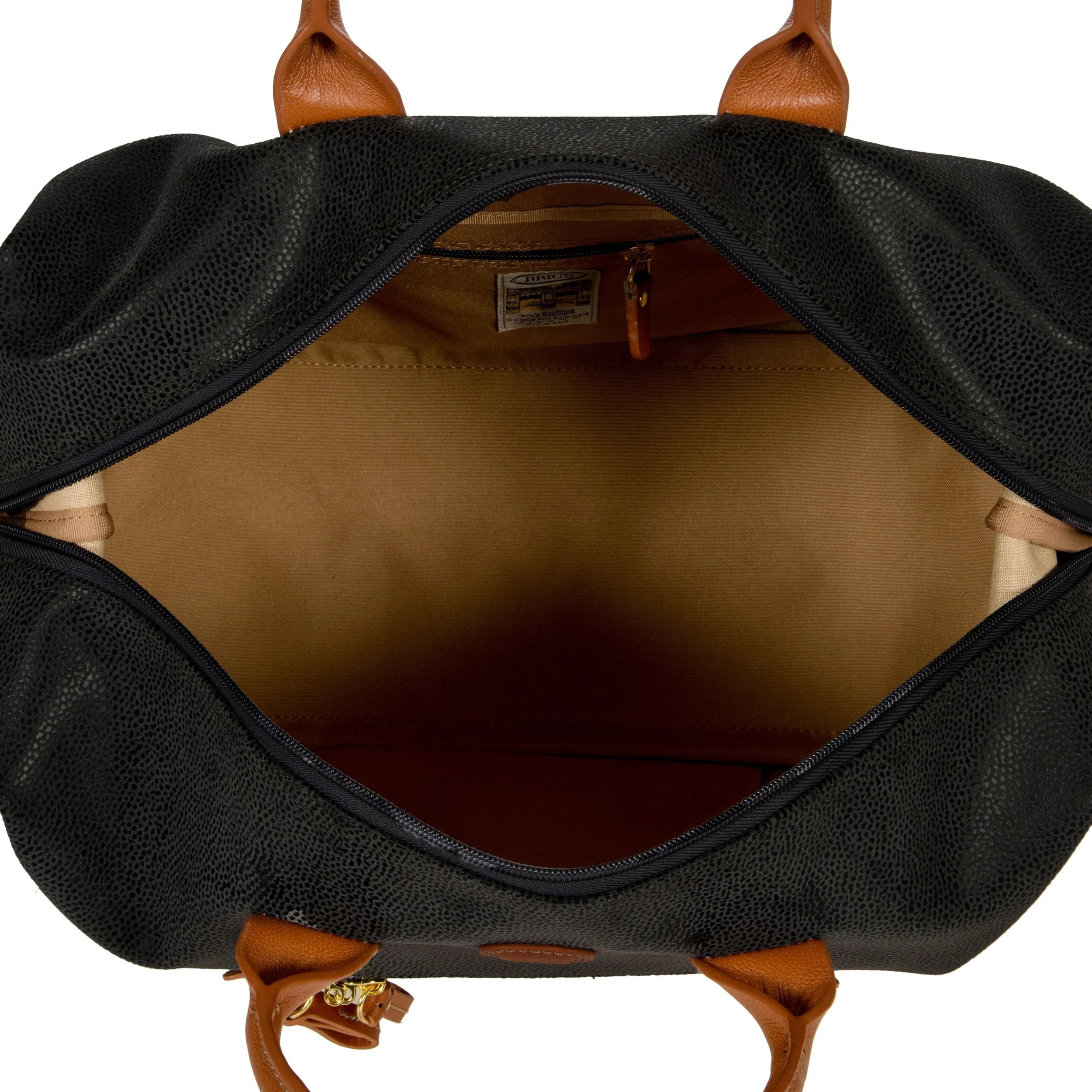 Bric's MyLIFE Cargo Duffle in Black/Tabacco (BEU00202.902), view 6