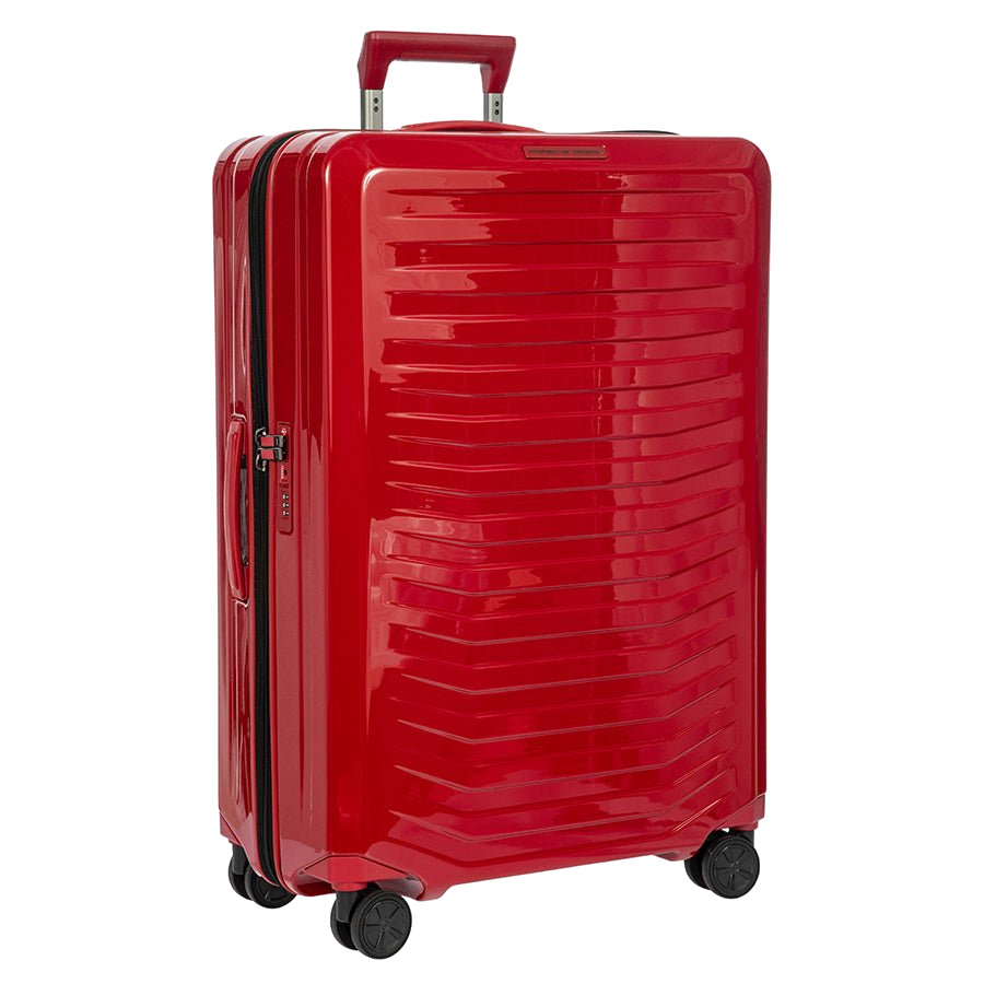 Porsche Design Roadster Hardcase Spinner Checked in Carmine Red (ORS06503.019), view 2