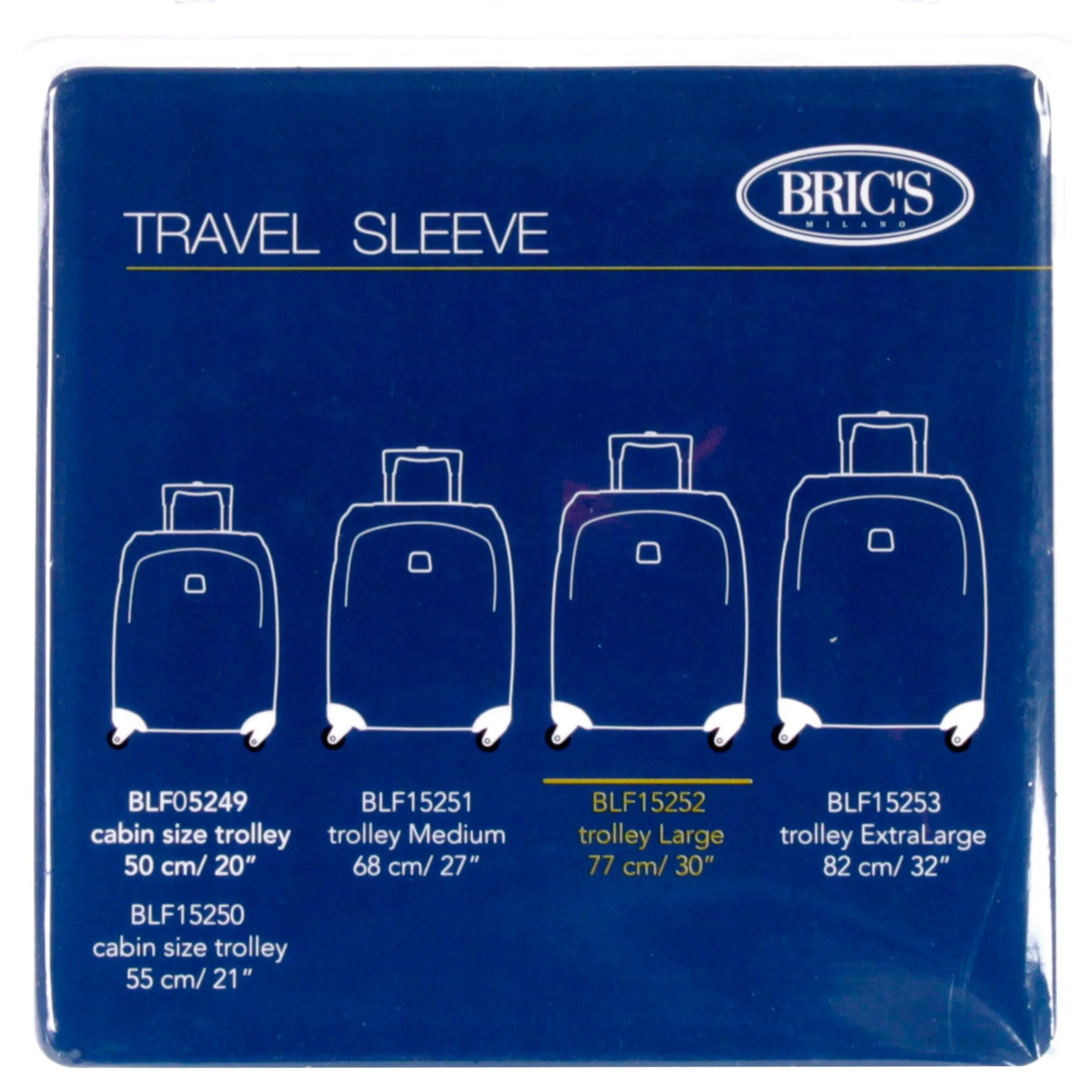 Bric's Life and Life Pelle Clear Luggage Cover in Clear (BAC00931.999), view 5