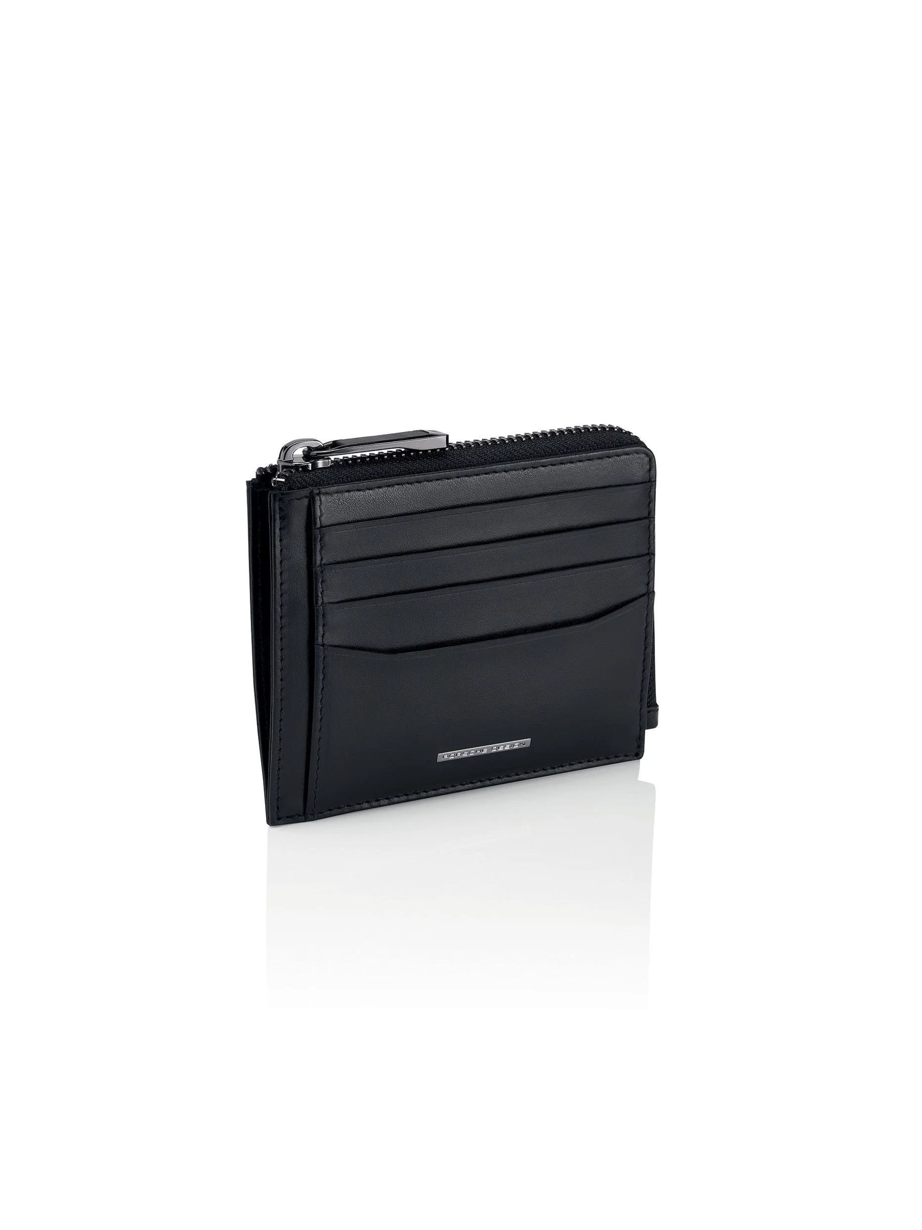 Porsche Design Leather Wallet 11 with Zip in Black (OBE09921.001), view 2