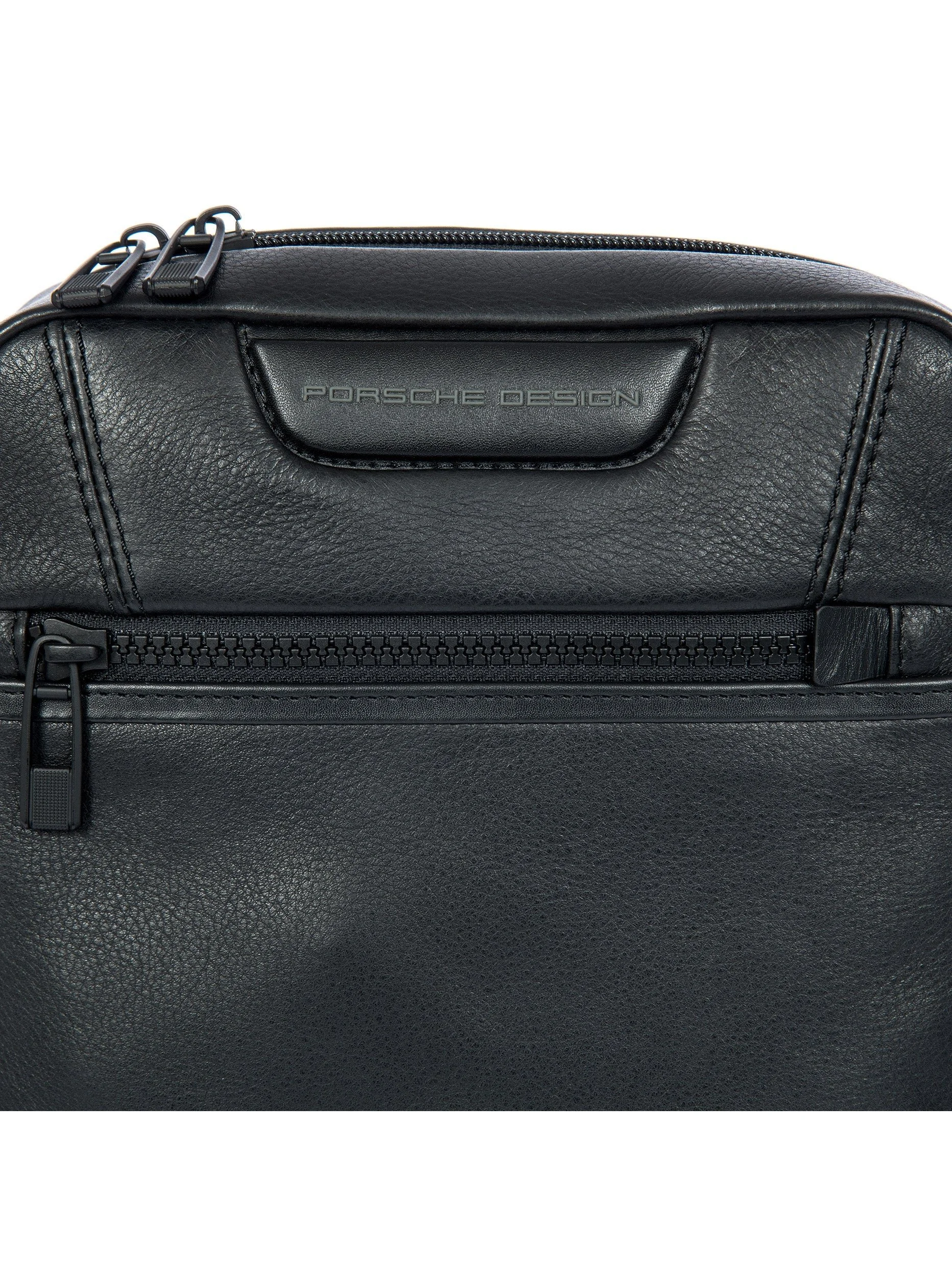 Porsche Design Roadster Leather Evo Shoulder Bag XS in Black (OLH01540.001), view 6